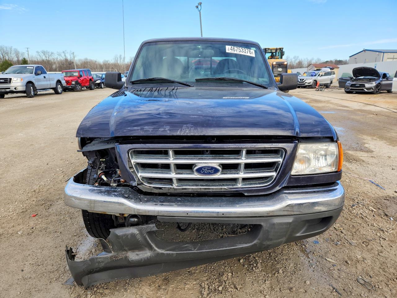 2001 Ford Ranger Super Cab Blue vin: 1FTYR14U51TA63249