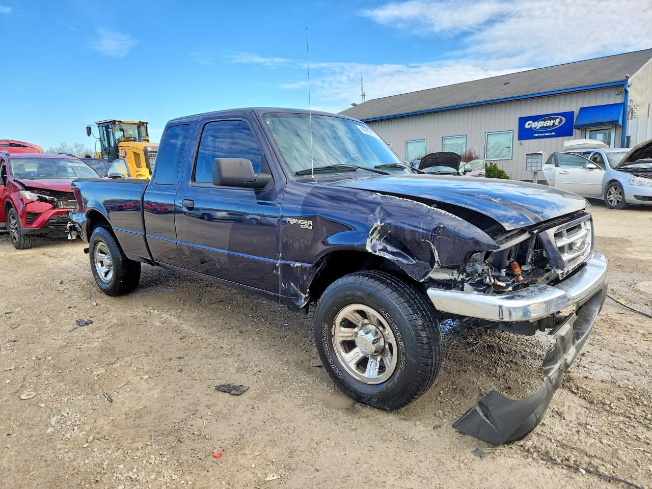 2001 Ford Ranger Super Cab Blue vin: 1FTYR14U51TA63249