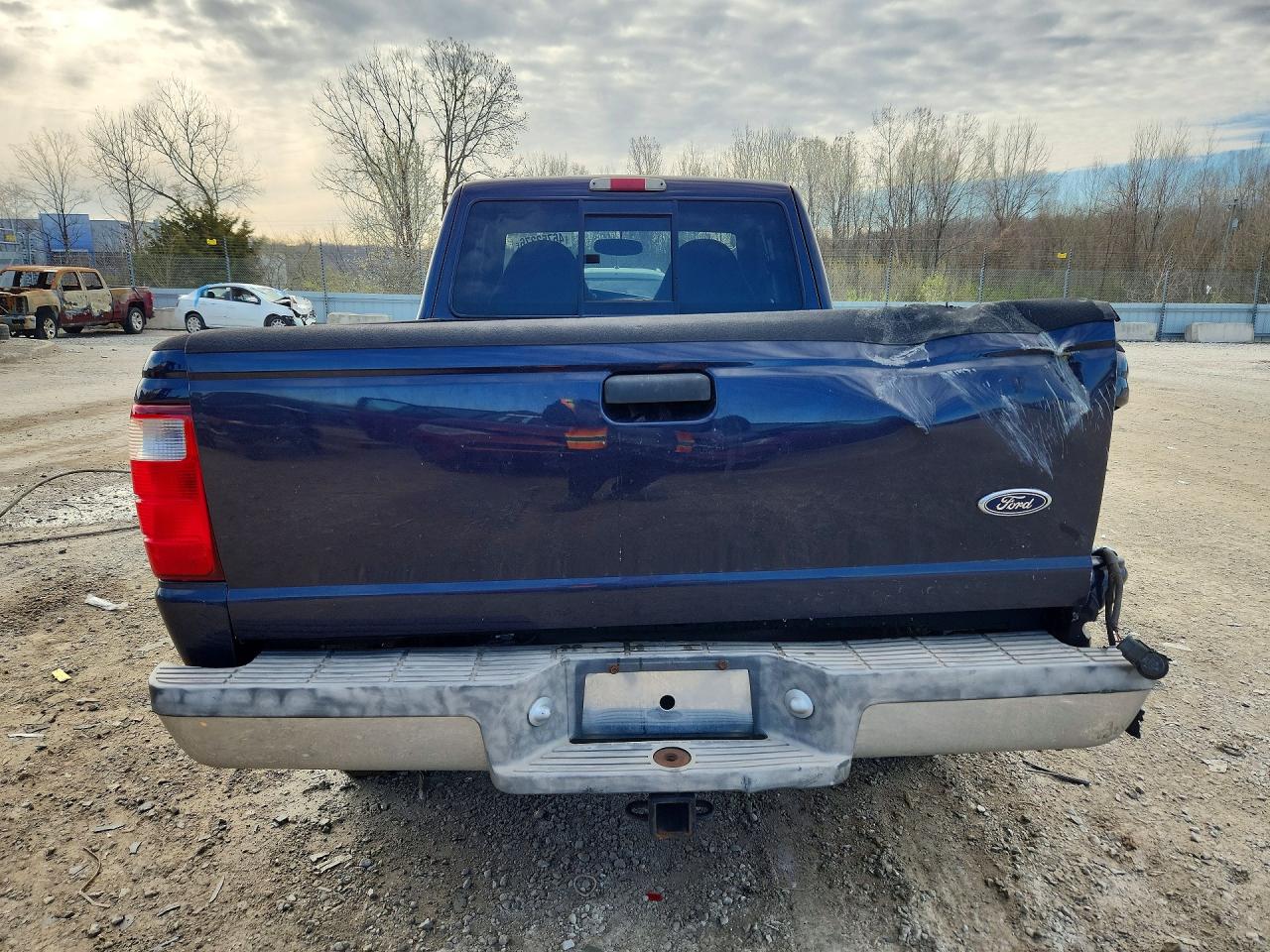 2001 Ford Ranger Super Cab Blue vin: 1FTYR14U51TA63249