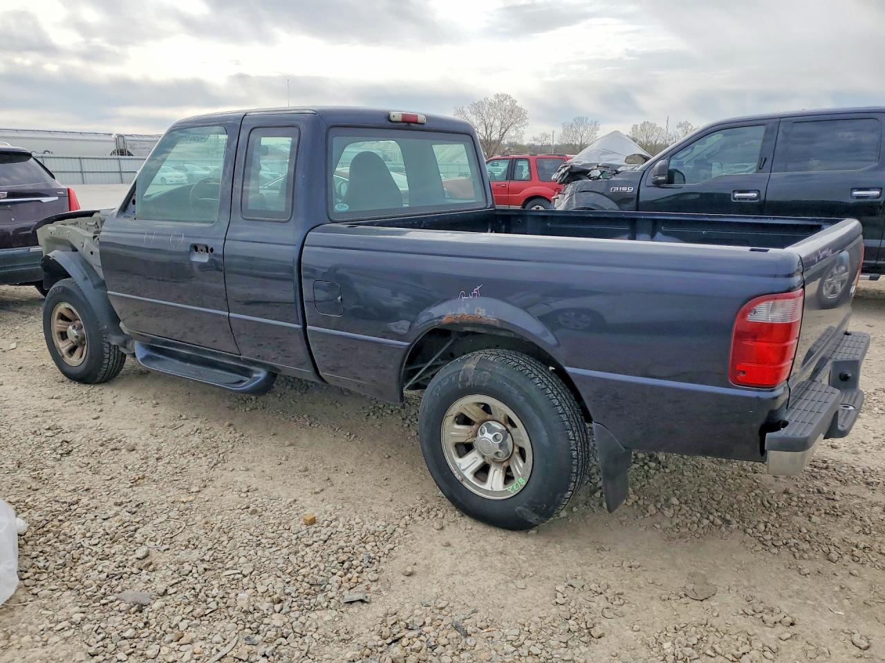 2002 Ford Ranger Super Cab Gray vin: 1FTYR14U52PA57638