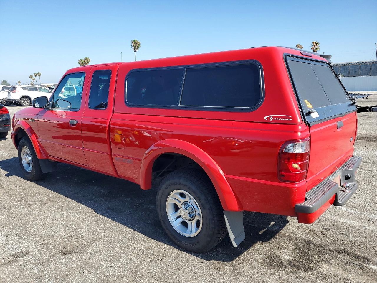 2002 Ford Ranger Super Cab Red vin: 1FTYR14U52PA81129