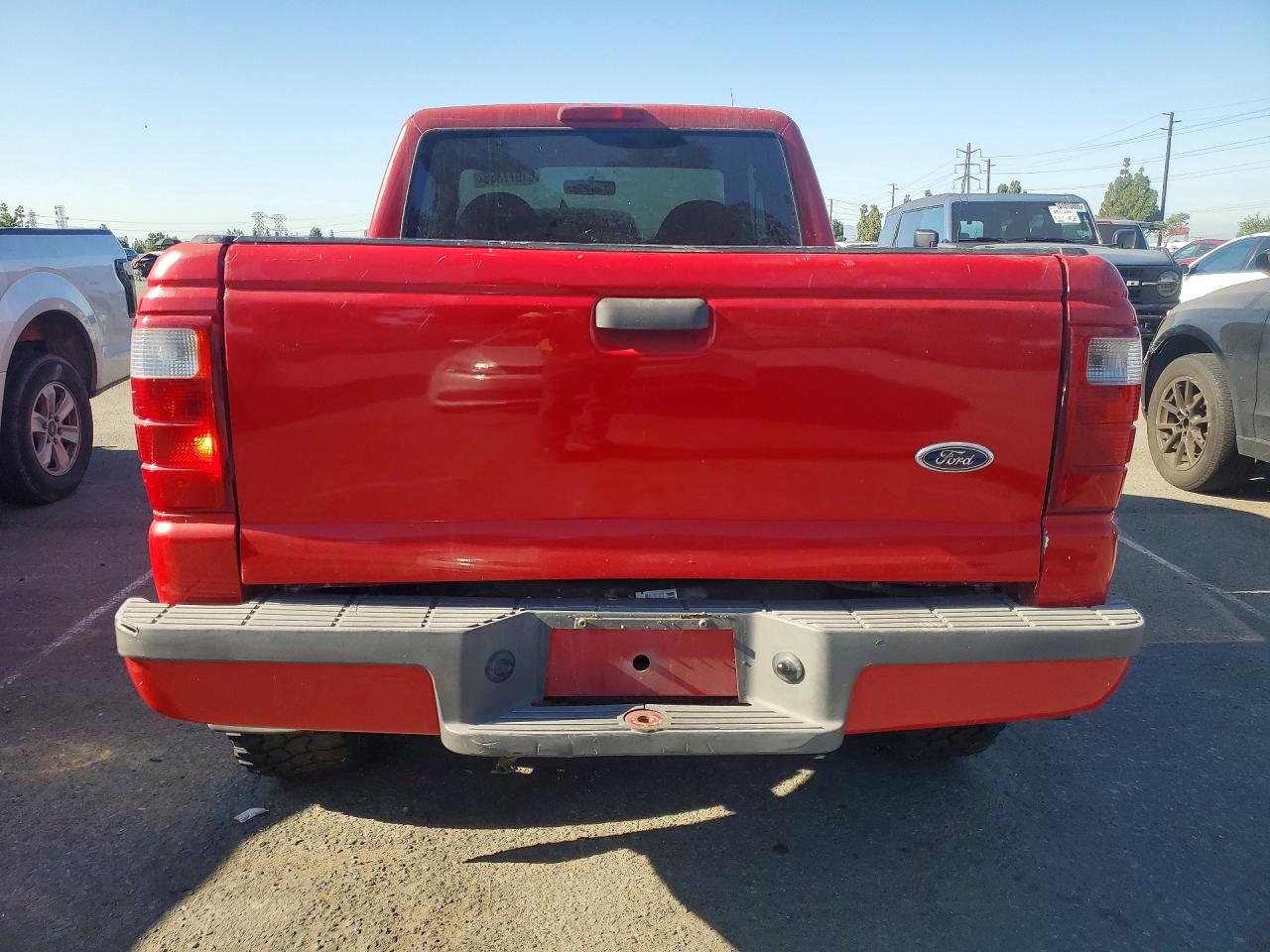 2003 Ford Ranger Super Cab Red vin: 1FTYR14U53PB54954