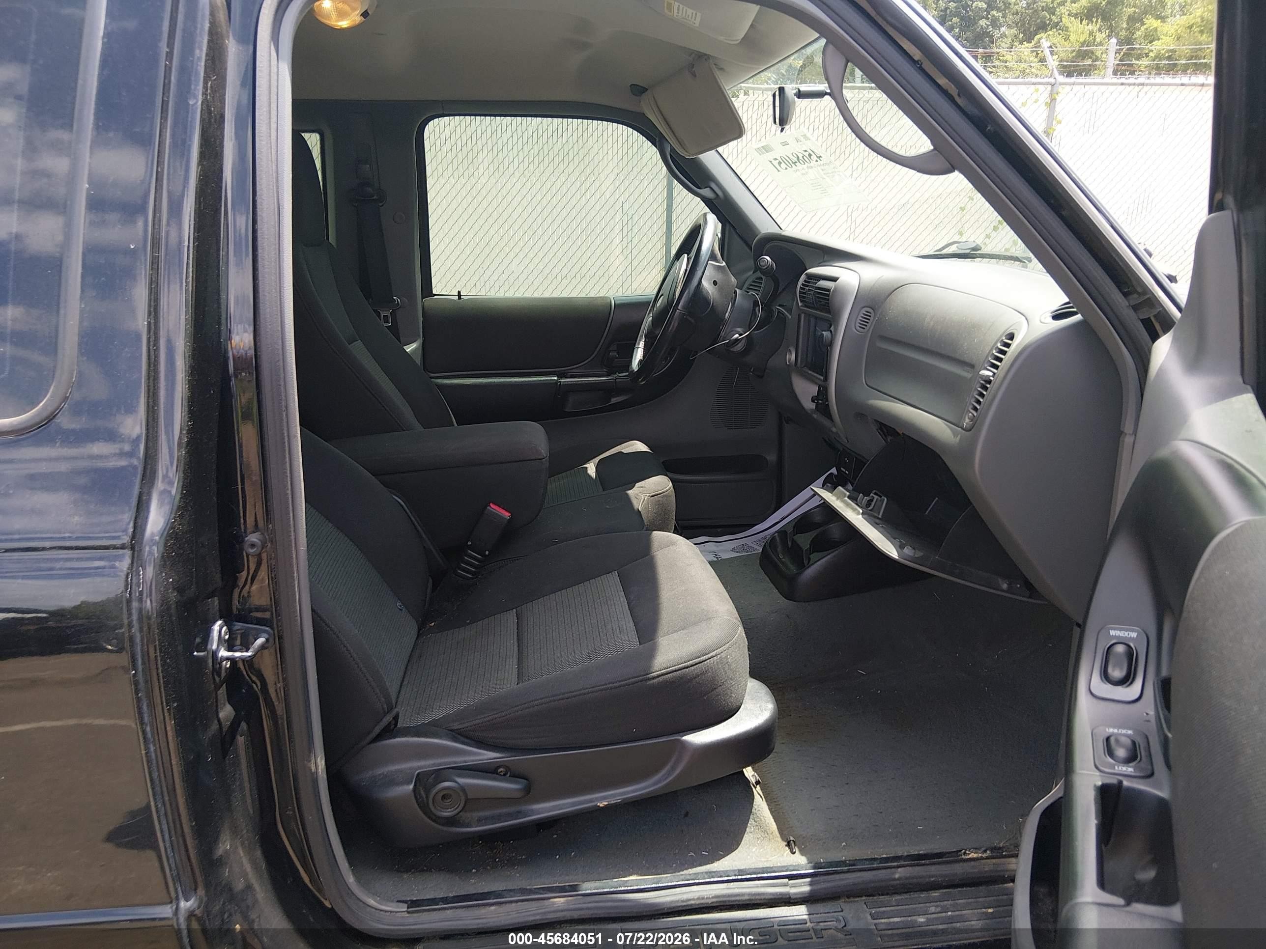 2004 Ford Ranger Edge/tremor/xl/xlt Black vin: 1FTYR14U54PA27848