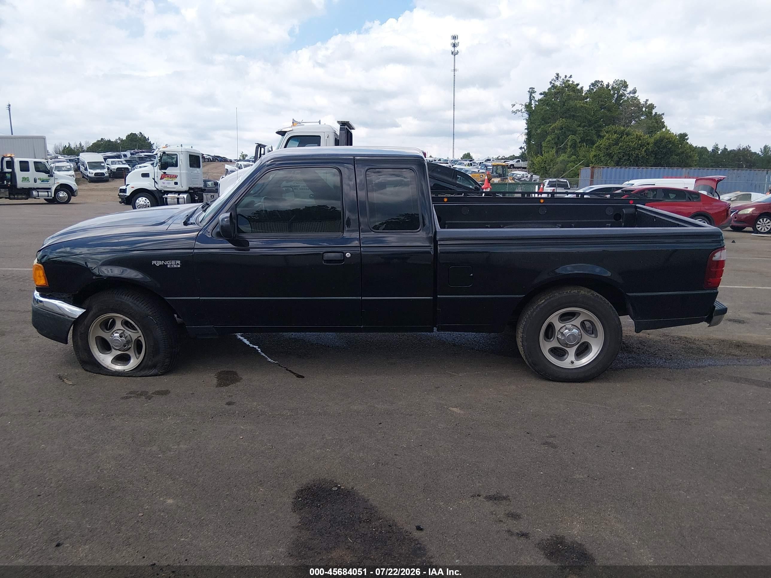 2004 Ford Ranger Edge/tremor/xl/xlt Black vin: 1FTYR14U54PA27848
