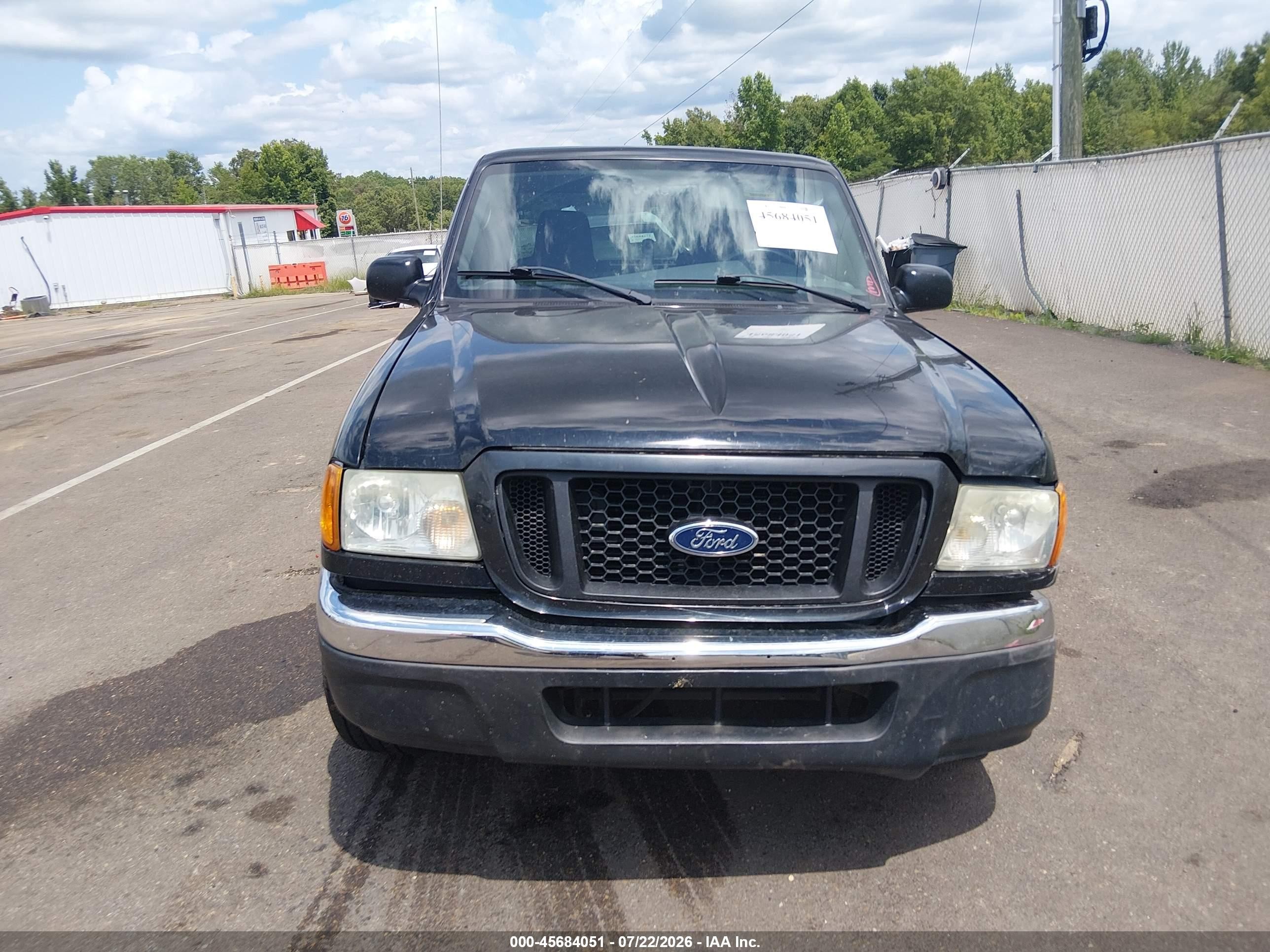 2004 Ford Ranger Edge/tremor/xl/xlt Black vin: 1FTYR14U54PA27848