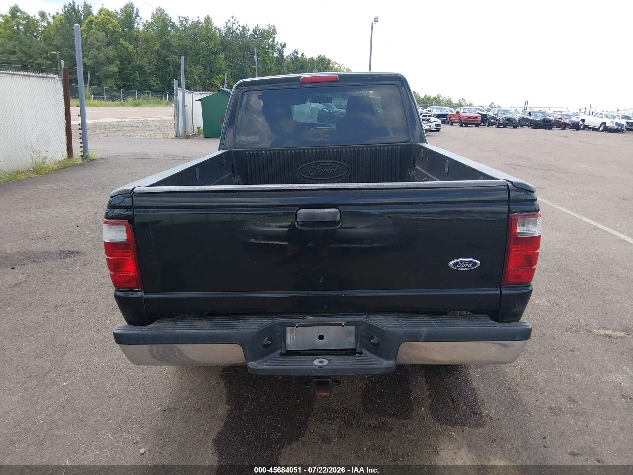 2004 Ford Ranger Edge/tremor/xl/xlt Black vin: 1FTYR14U54PA27848