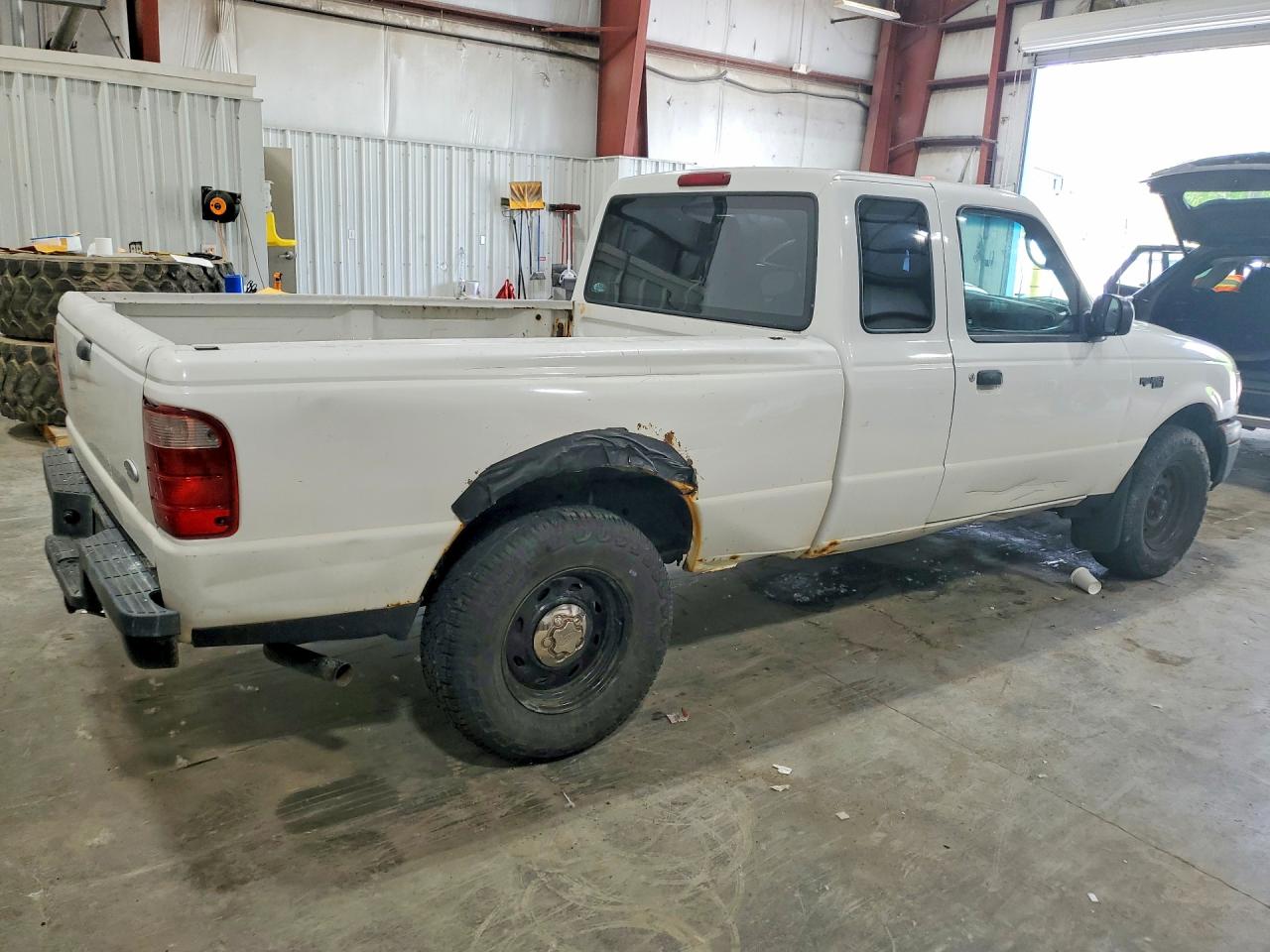 2004 Ford Ranger Super Cab White vin: 1FTYR14U54PA86902