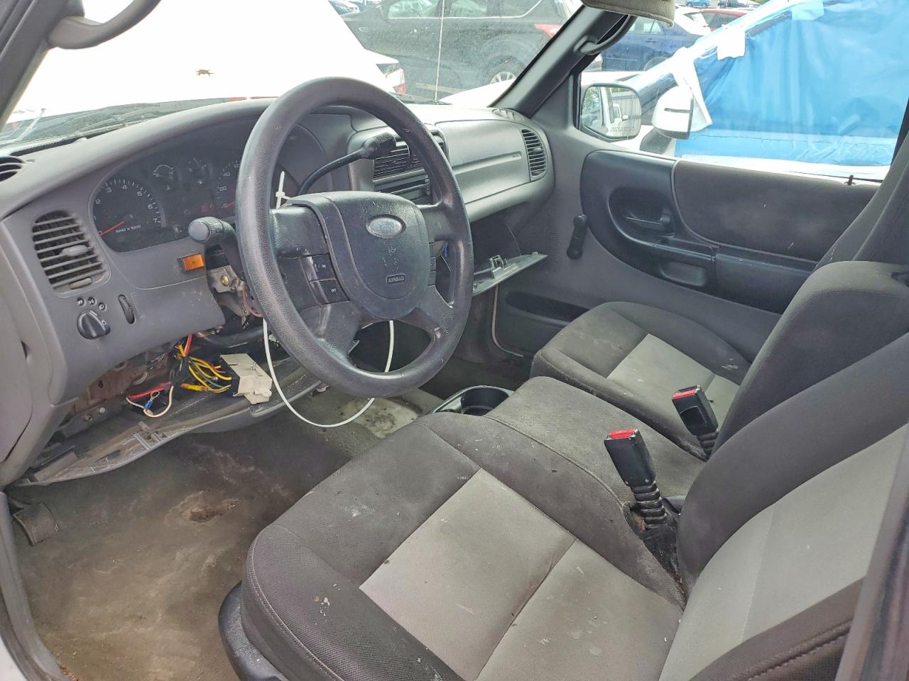 2004 Ford Ranger Super Cab White vin: 1FTYR14U54PA86902