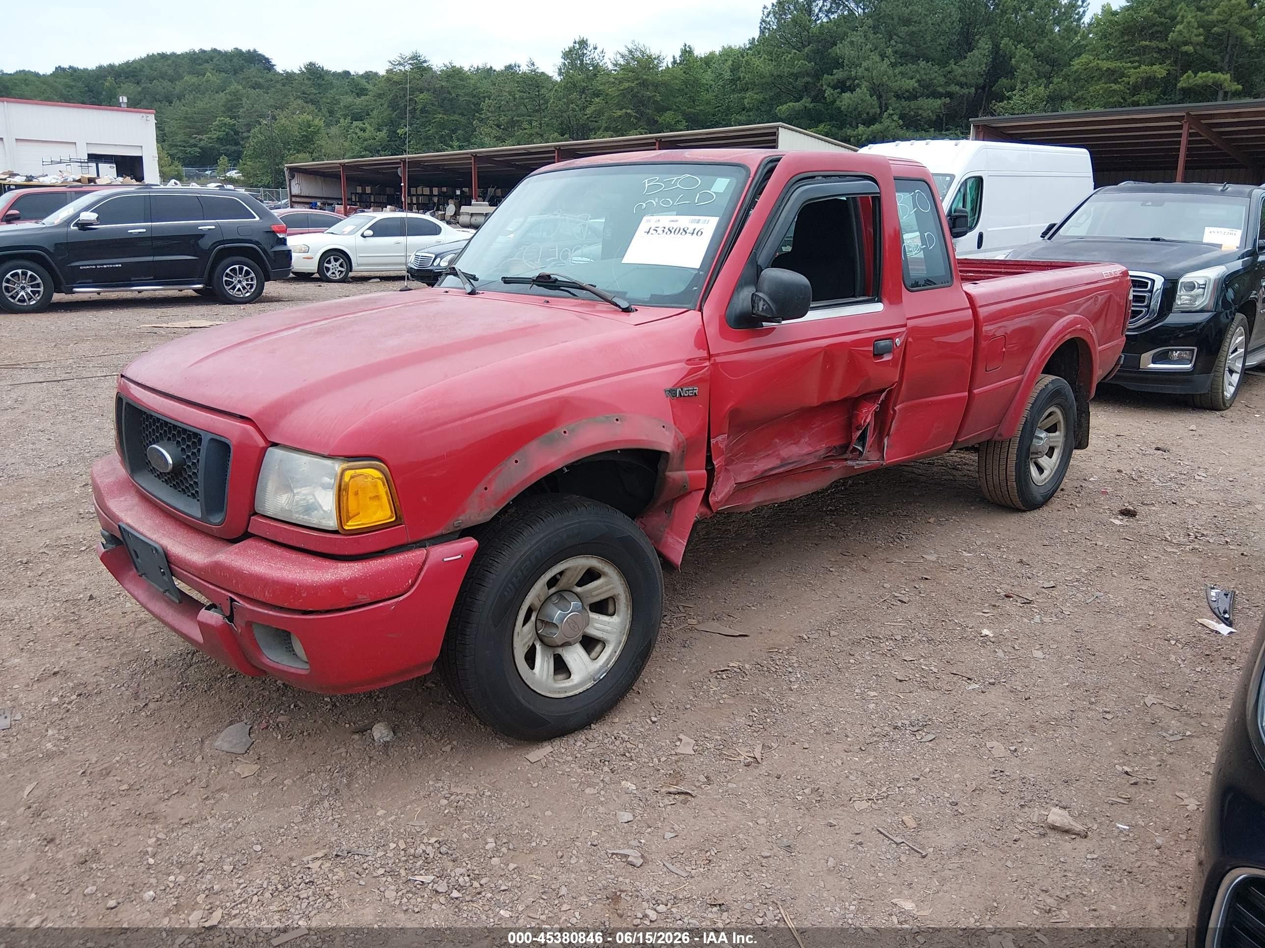 2004 Ford Ranger Edge/tremor/xl/xlt Красный vin: 1FTYR14U54PB26511