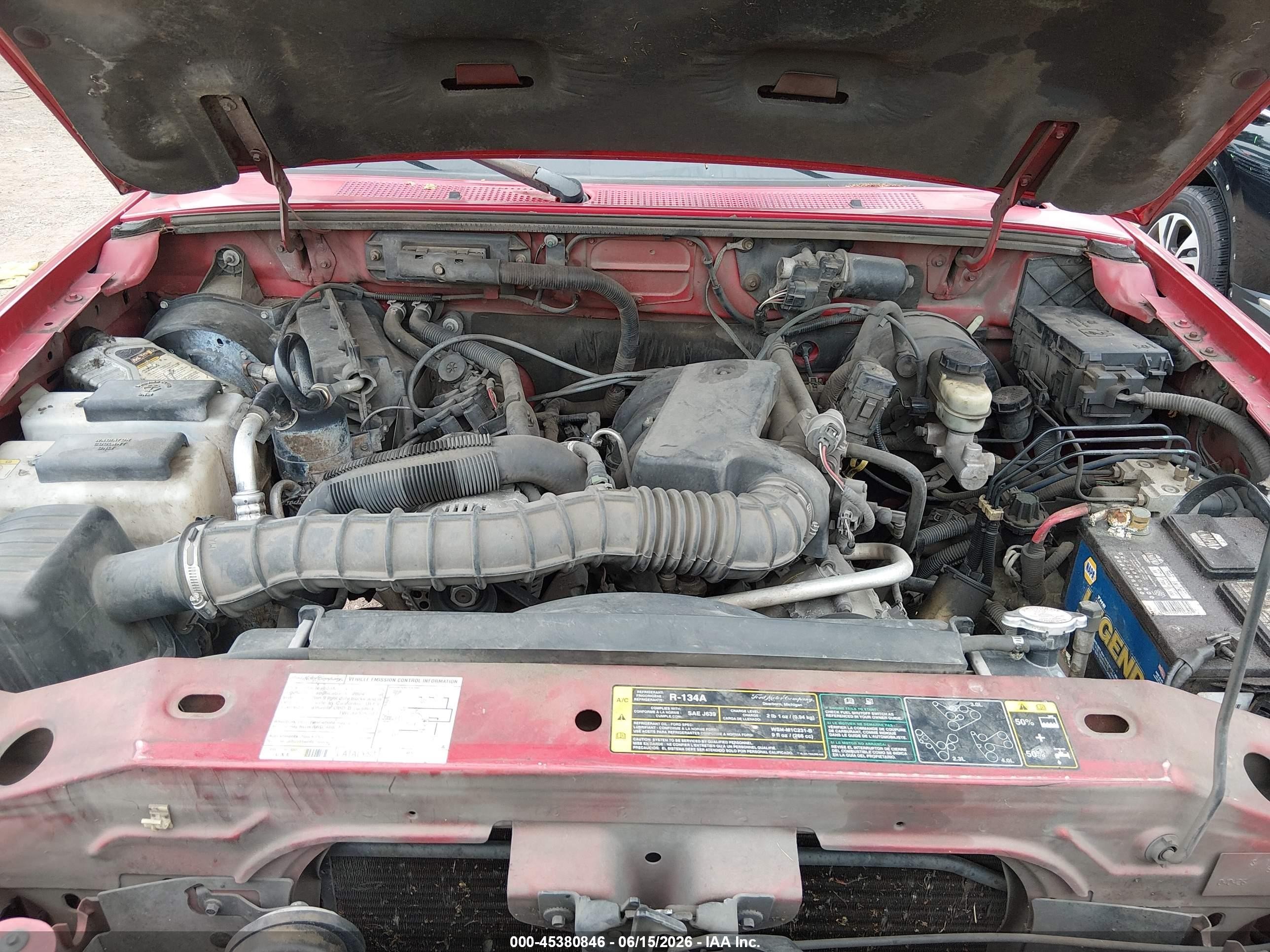 2004 Ford Ranger Edge/tremor/xl/xlt Красный vin: 1FTYR14U54PB26511
