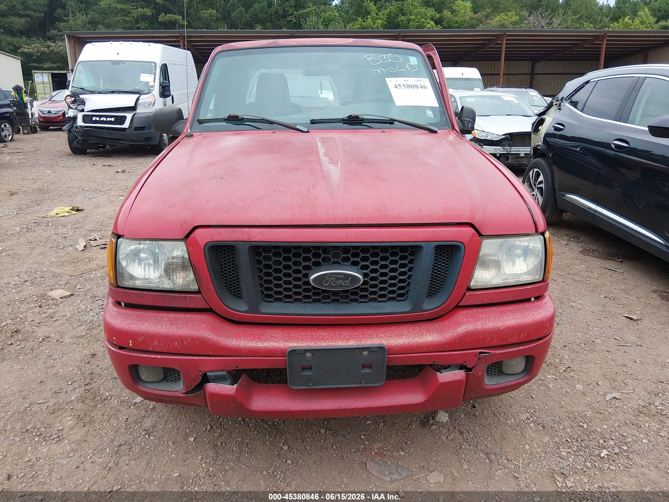 2004 Ford Ranger Edge/tremor/xl/xlt Красный vin: 1FTYR14U54PB26511