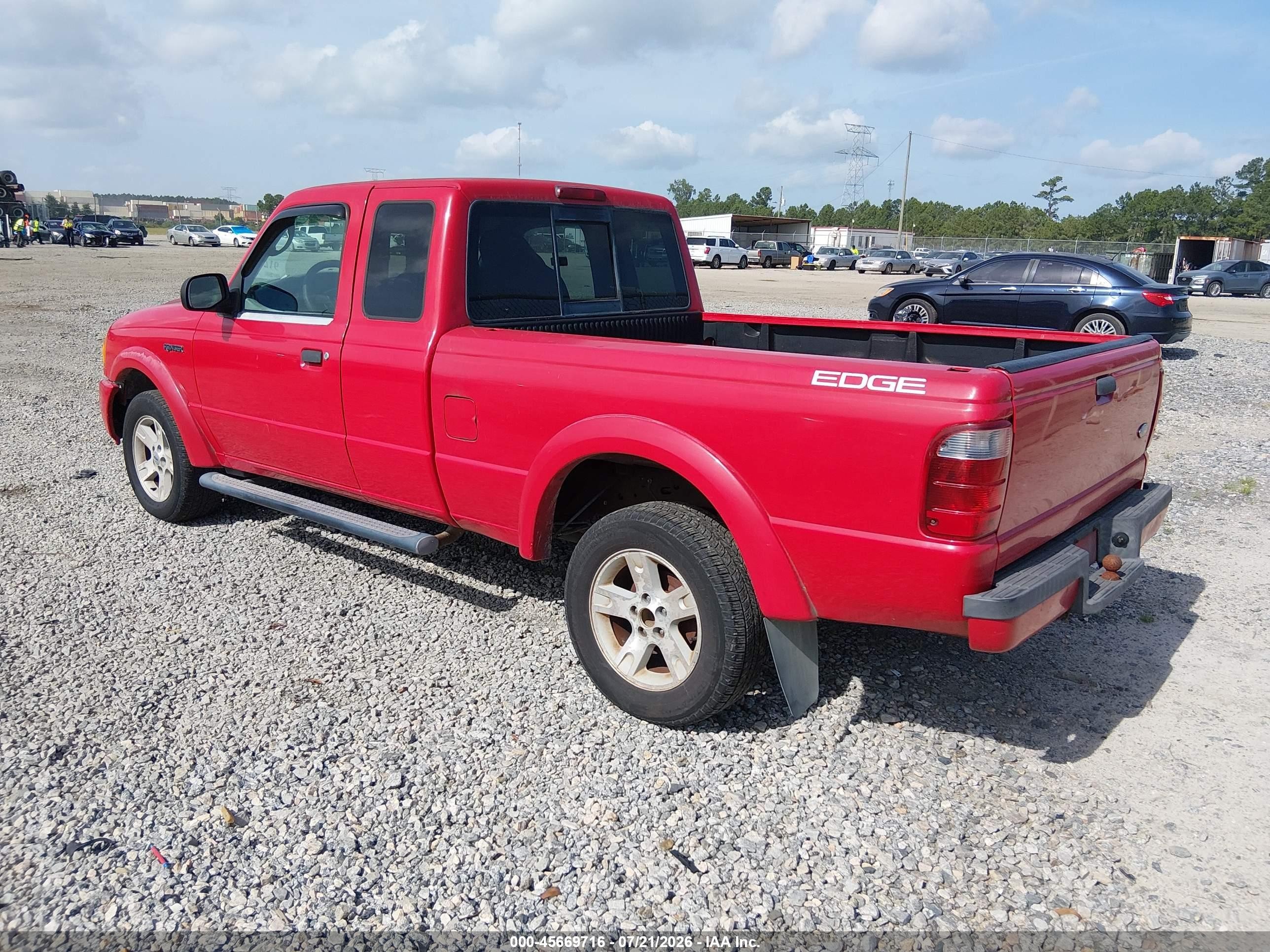 2005 Ford Ranger Edge/stx/xl/xlt Красный vin: 1FTYR14U55PA30668