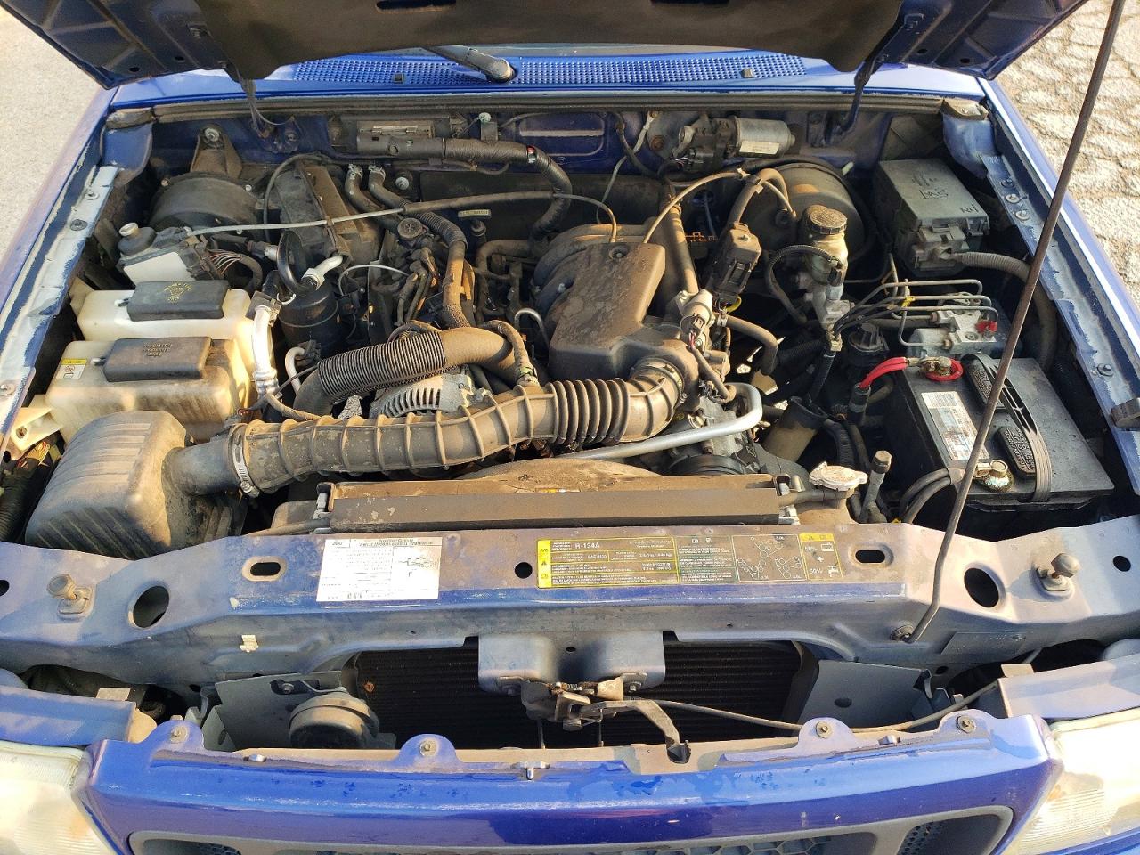 2005 Ford Ranger Super Cab Blue vin: 1FTYR14U55PA91521