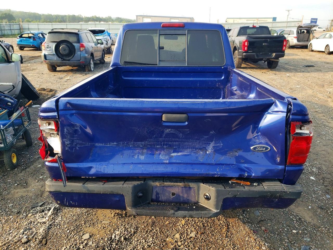 2005 Ford Ranger Super Cab Blue vin: 1FTYR14U55PA91521