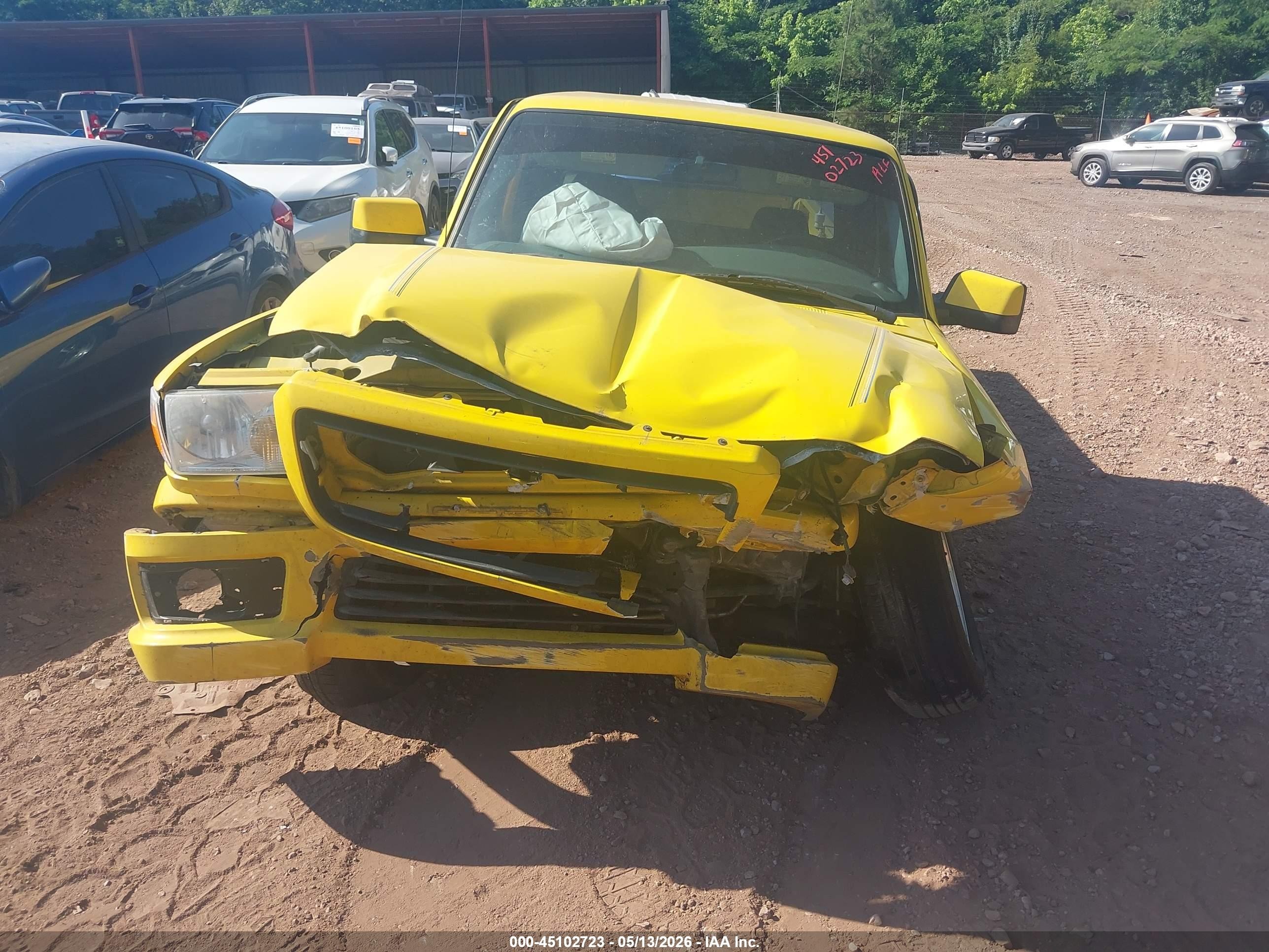 2006 Ford Ranger Sport/stx/xl/xlt Yellow vin: 1FTYR14U56PA23169