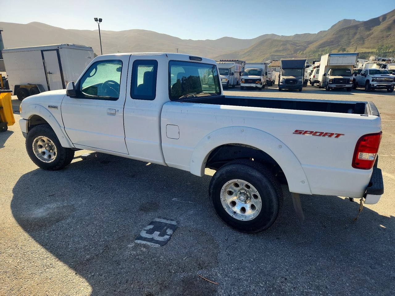 2006 Ford Ranger Super Cab White vin: 1FTYR14U56PA44684