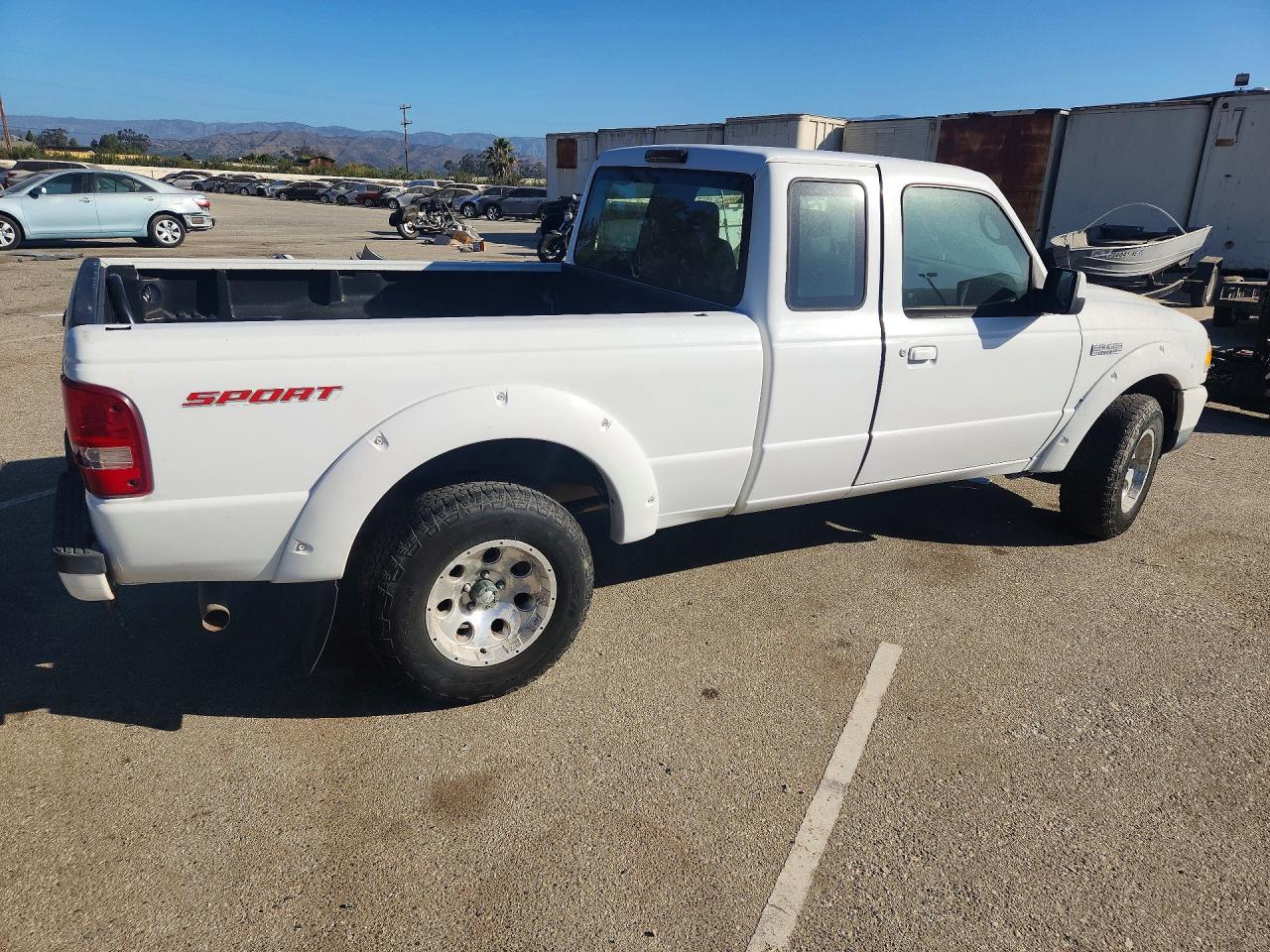2006 Ford Ranger Super Cab White vin: 1FTYR14U56PA44684
