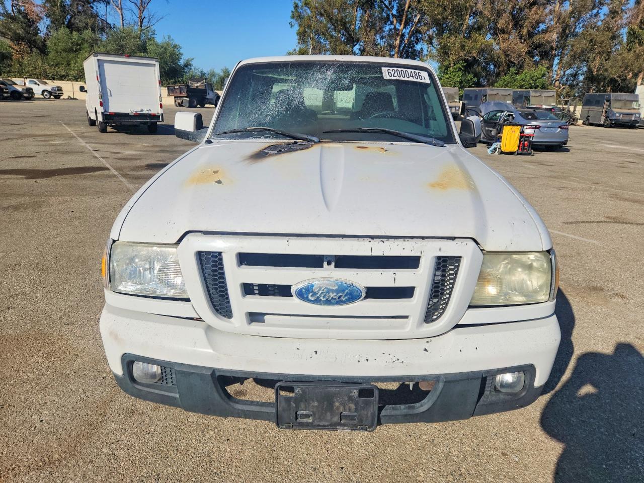 2006 Ford Ranger Super Cab White vin: 1FTYR14U56PA44684