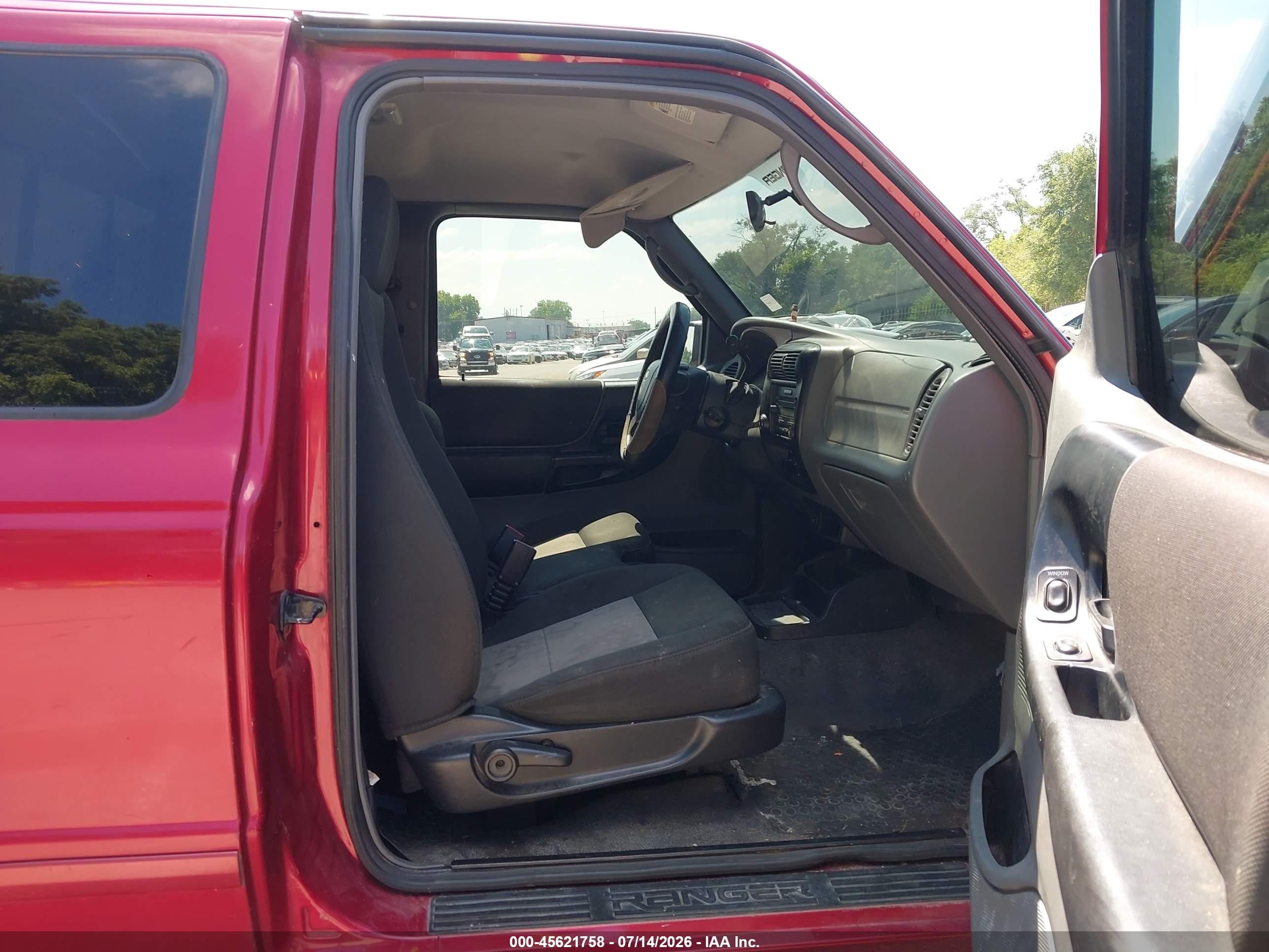 2007 Ford Ranger Sport/stx/xl/xlt Red vin: 1FTYR14U57PA32732