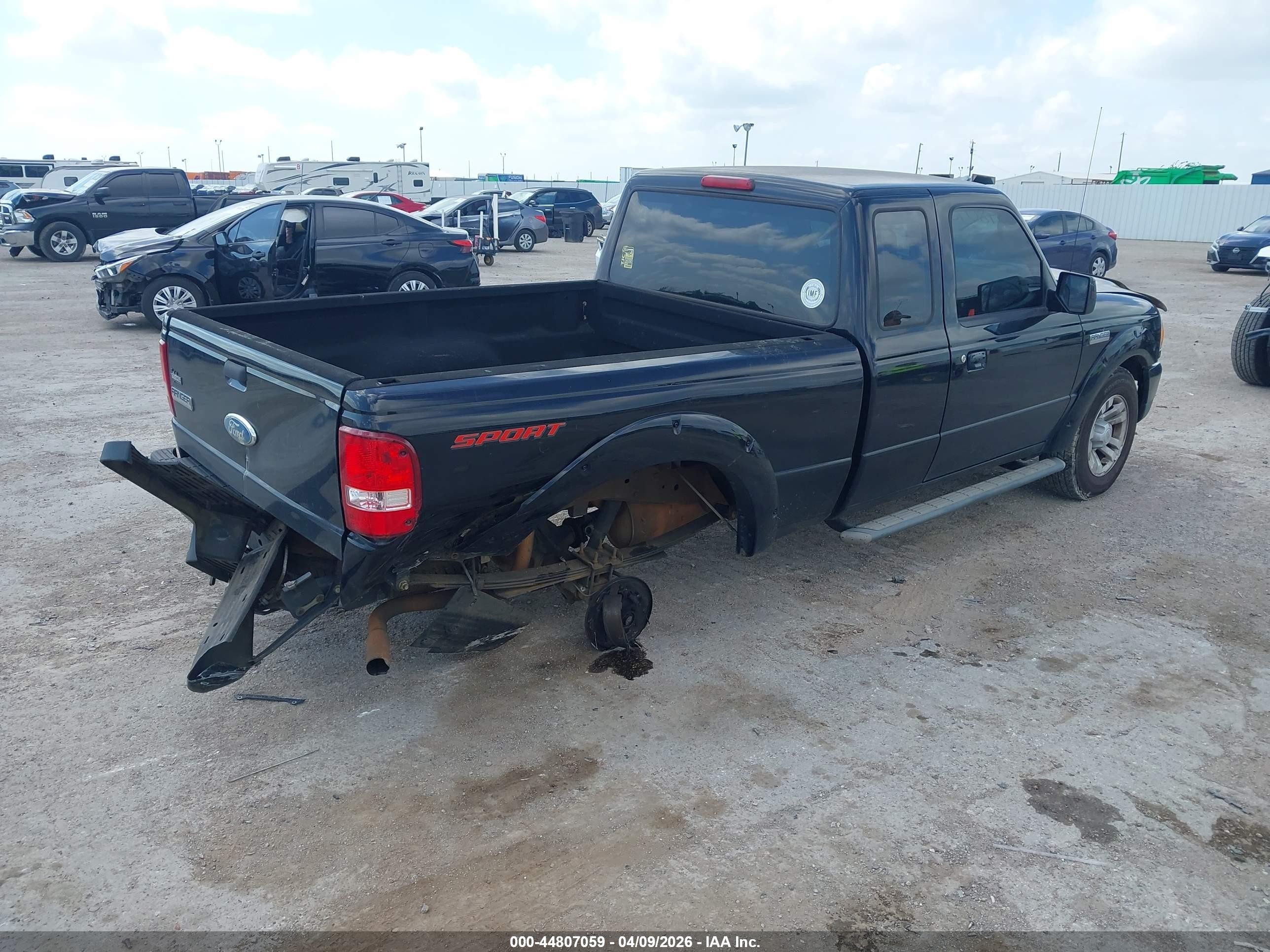 2007 Ford Ranger Sport/stx/xl/xlt Black vin: 1FTYR14U57PA41415