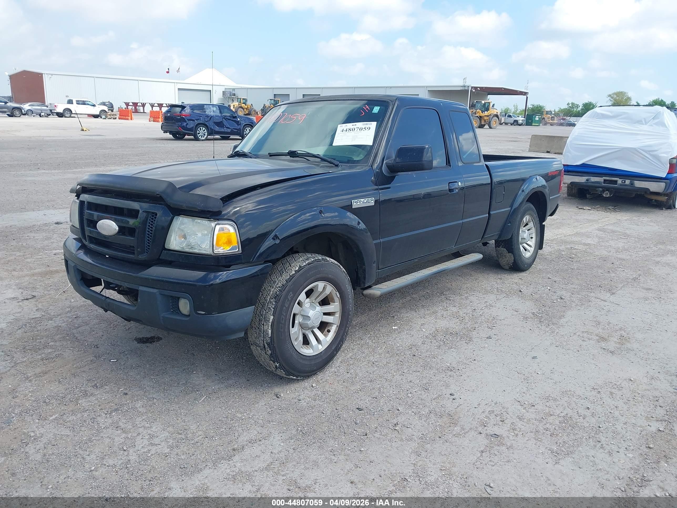 2007 Ford Ranger Sport/stx/xl/xlt Black vin: 1FTYR14U57PA41415