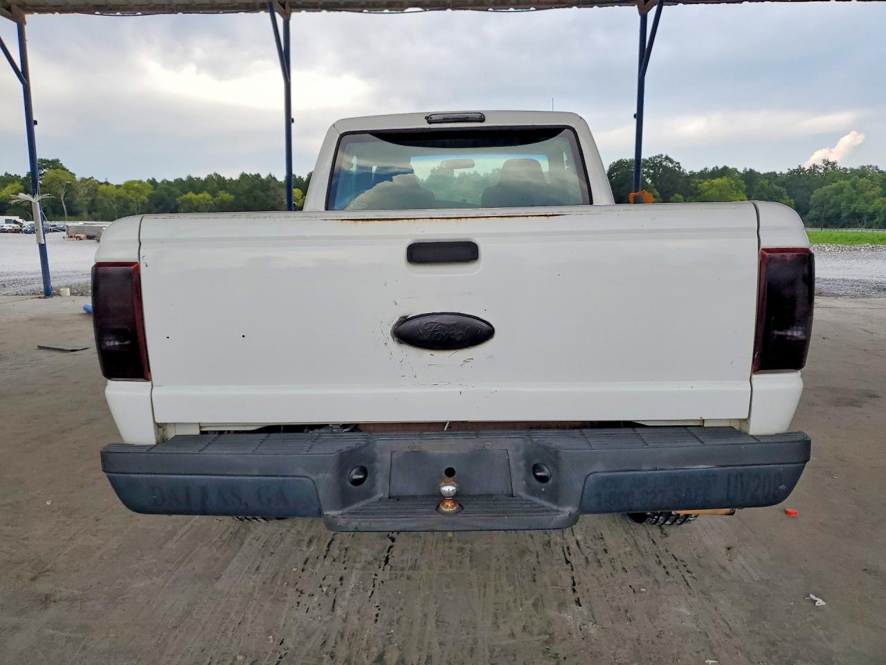 2007 Ford Ranger Super Cab White vin: 1FTYR14U57PA43939