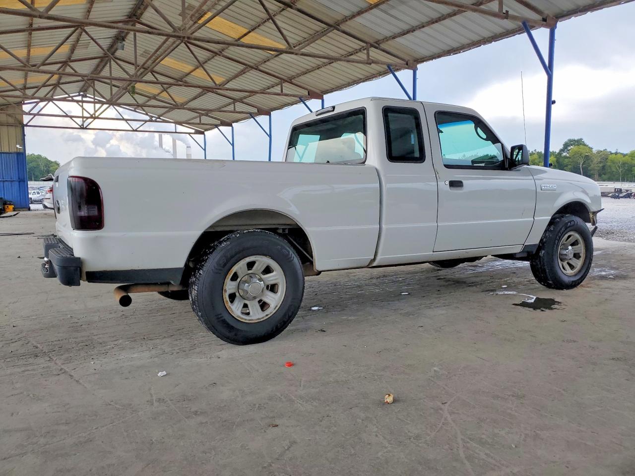 2007 Ford Ranger Super Cab White vin: 1FTYR14U57PA43939