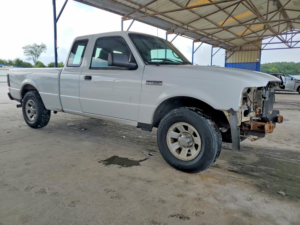 2007 Ford Ranger Super Cab White vin: 1FTYR14U57PA43939