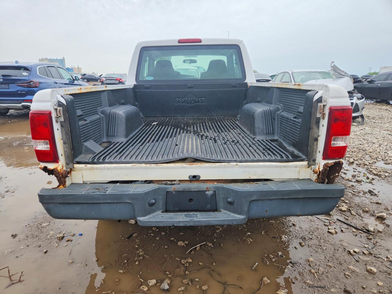 2008 Ford Ranger Super Cab Белый vin: 1FTYR14U58PA04897