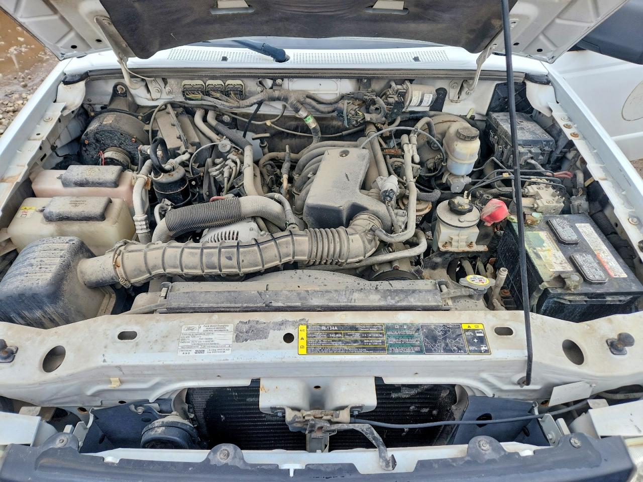 2008 Ford Ranger Super Cab Белый vin: 1FTYR14U58PA04897
