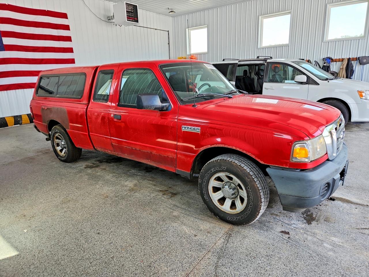 2008 Ford Ranger Super Cab Red vin: 1FTYR14U58PA42131