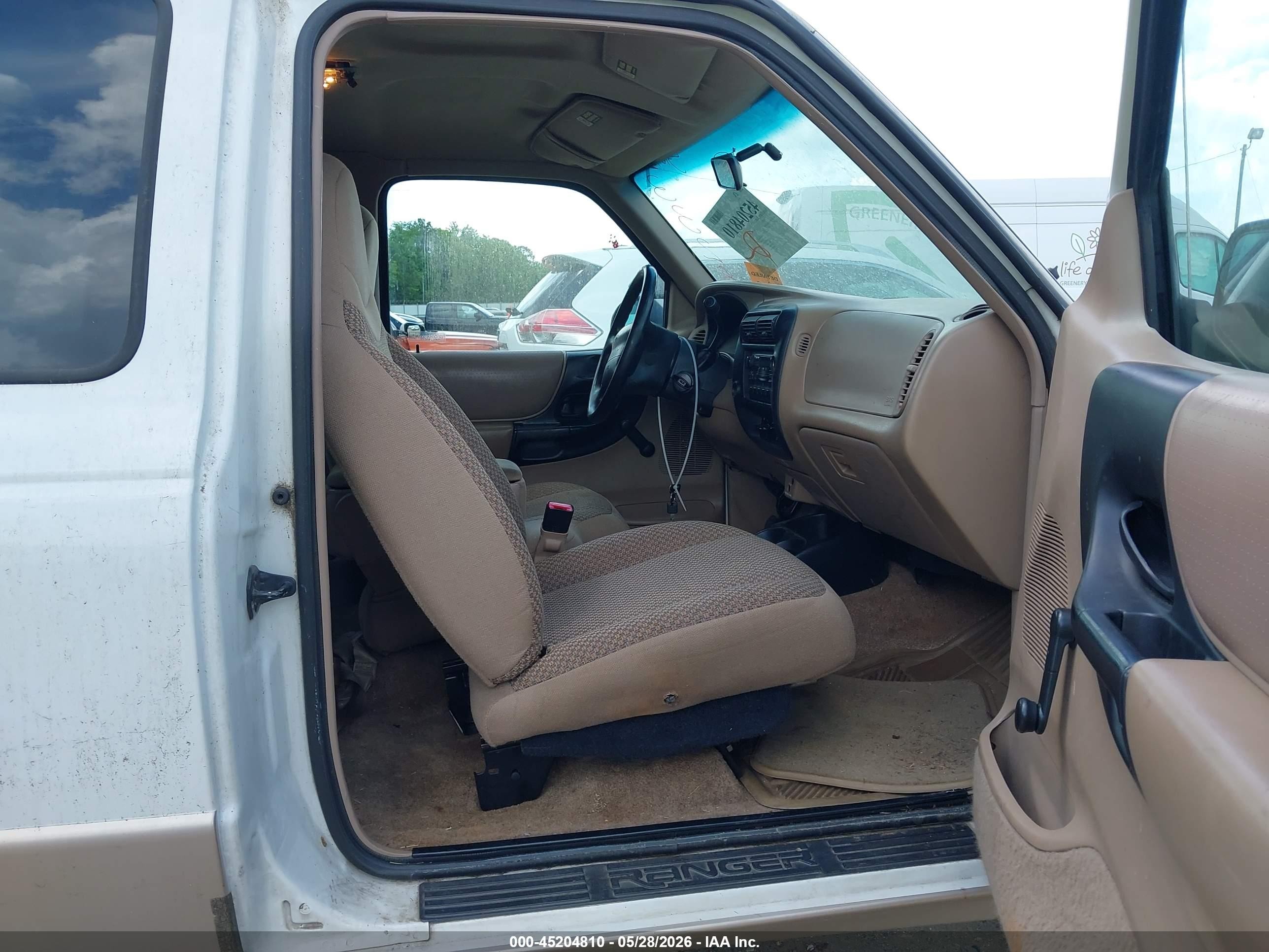 1998 Ford Ranger Splash/xl/xlt White vin: 1FTYR14U5WTA30081