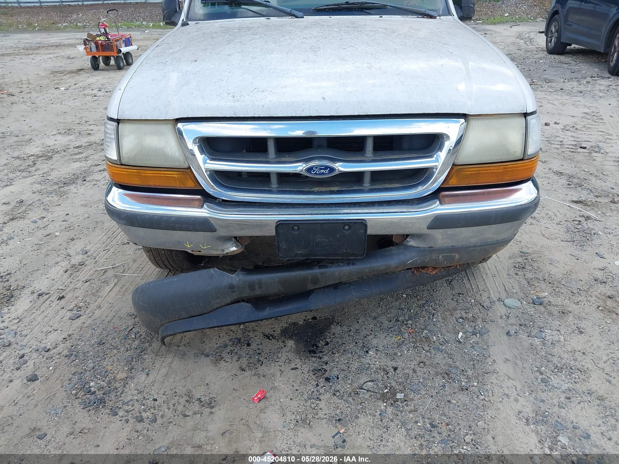 1998 Ford Ranger Splash/xl/xlt White vin: 1FTYR14U5WTA30081