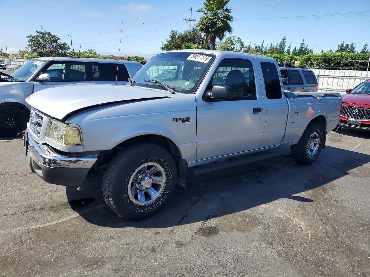 2001 Ford Ranger Super Cab Silver vin: 1FTYR14U61PA24856