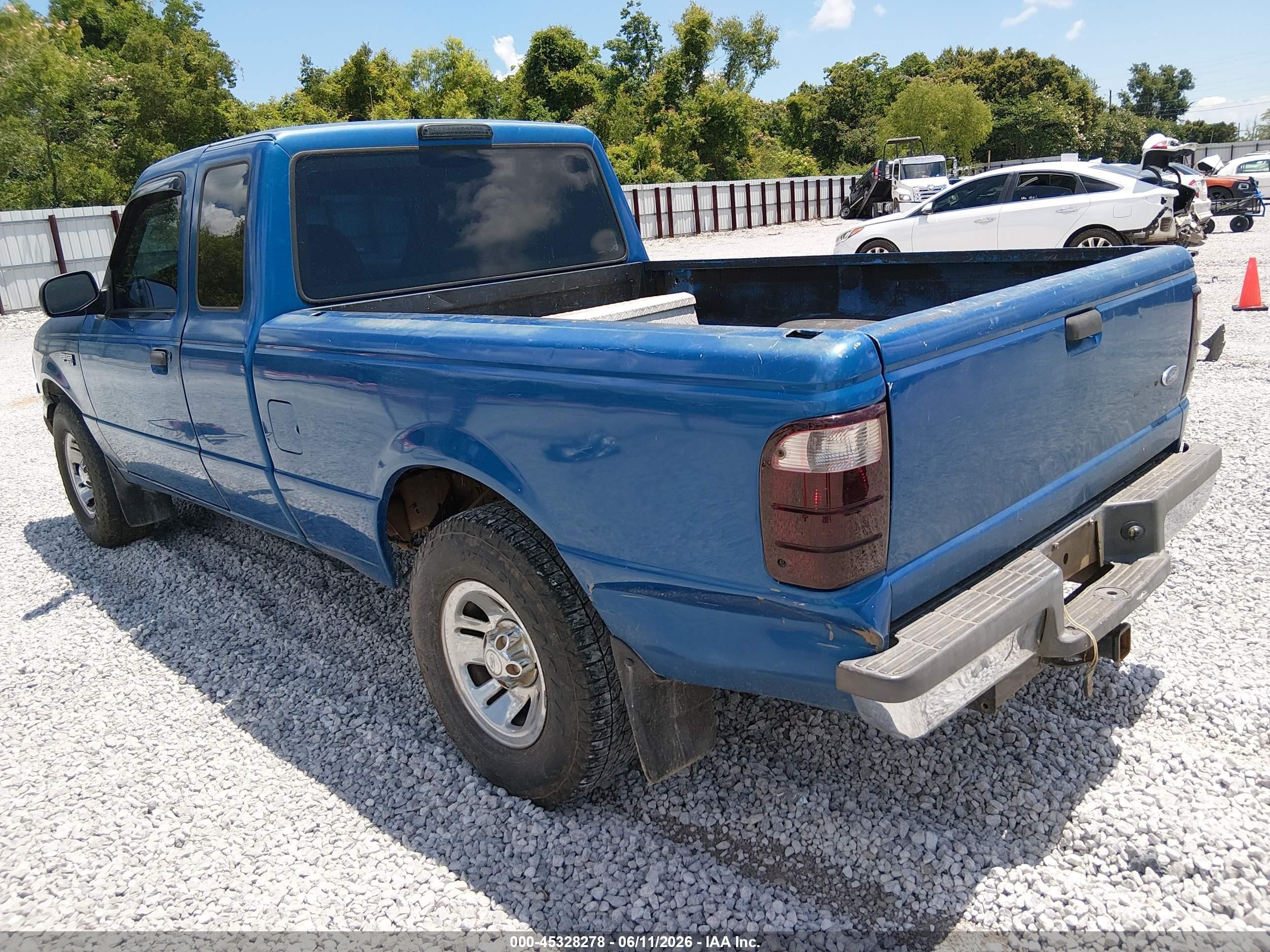 2001 Ford Ranger Edge/xl/xlt Blue vin: 1FTYR14U61PB11723