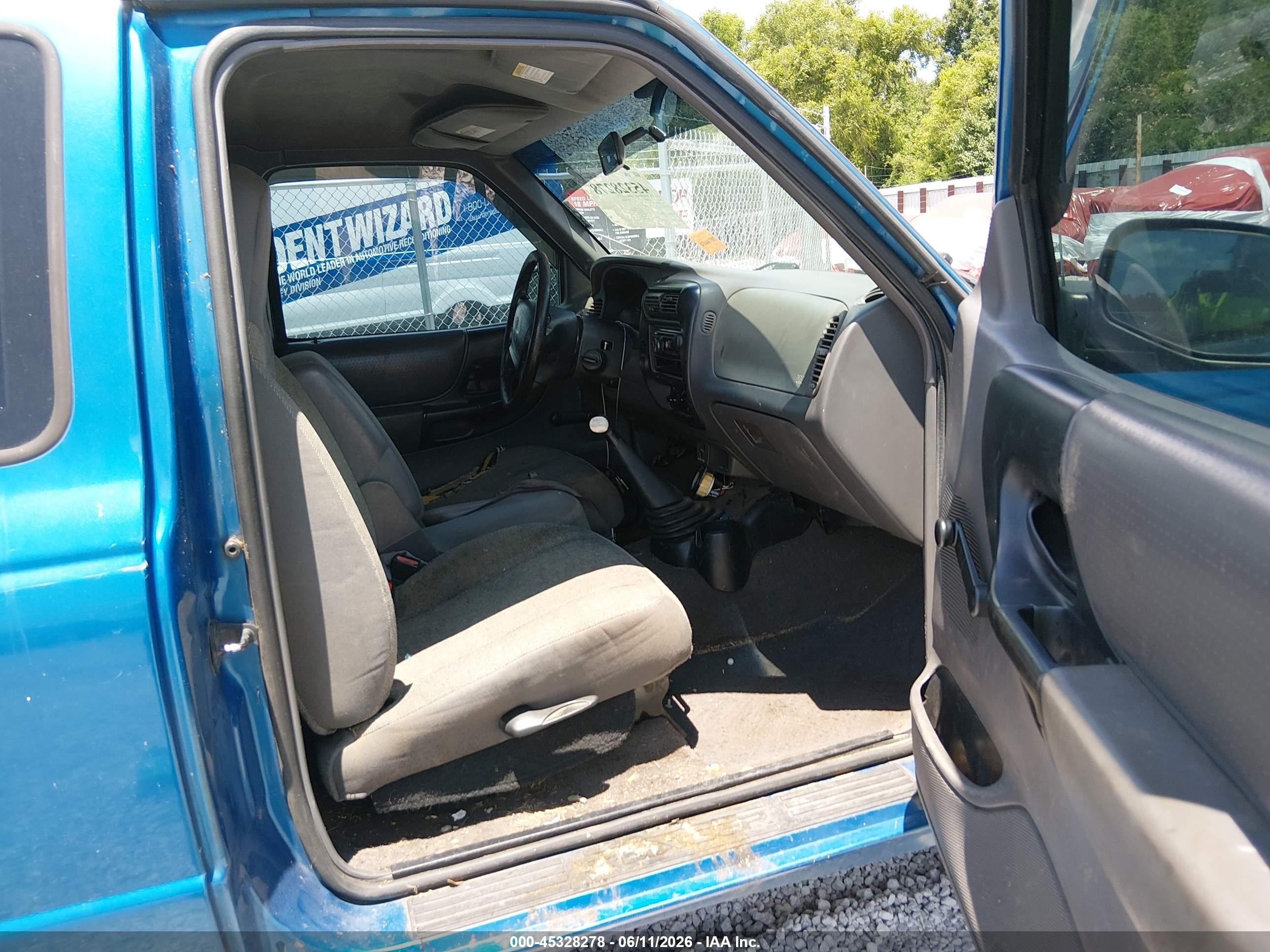 2001 Ford Ranger Edge/xl/xlt Blue vin: 1FTYR14U61PB11723