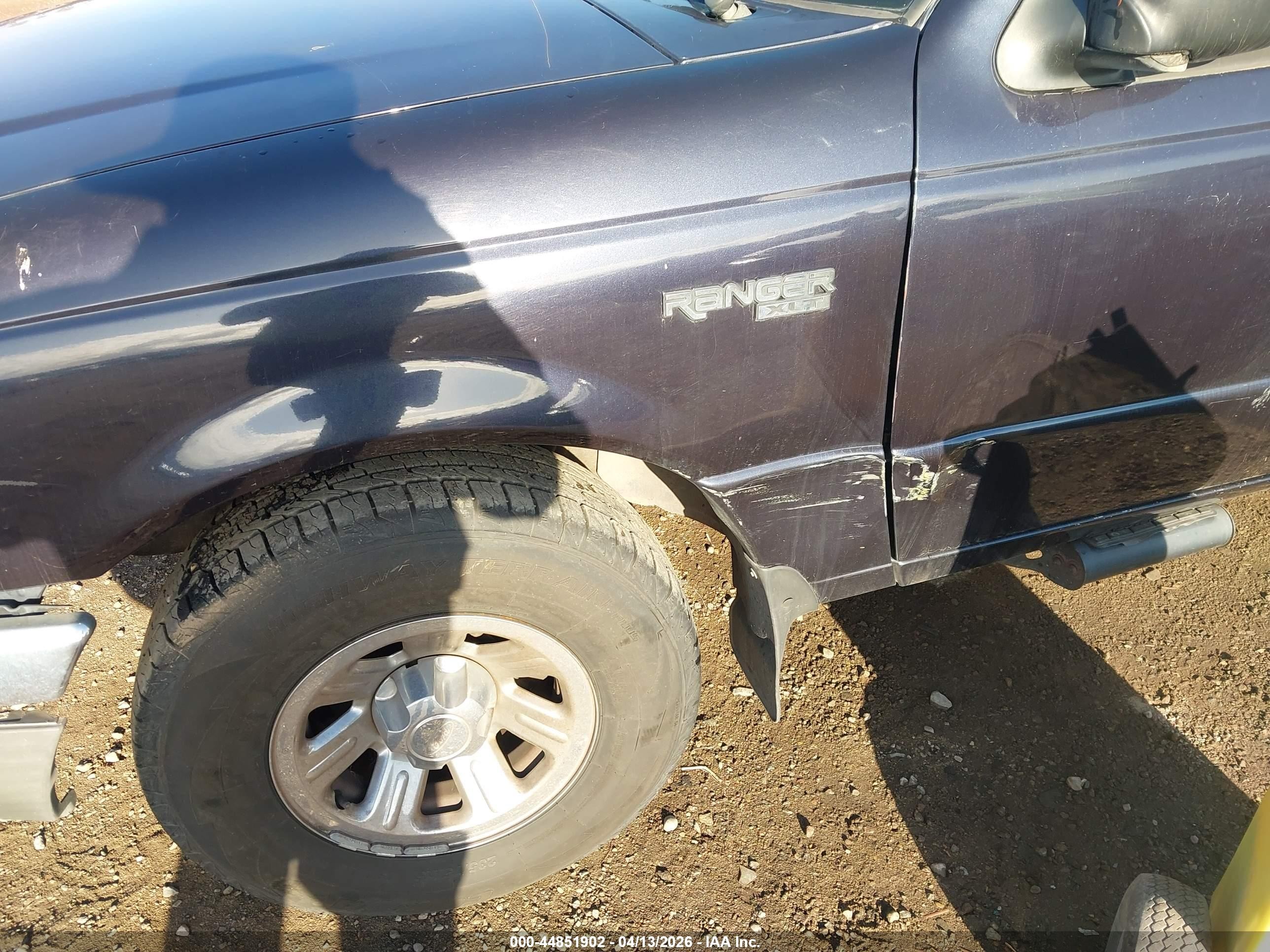 2001 Ford Ranger Edge/xl/xlt Pewter vin: 1FTYR14U61TA49358