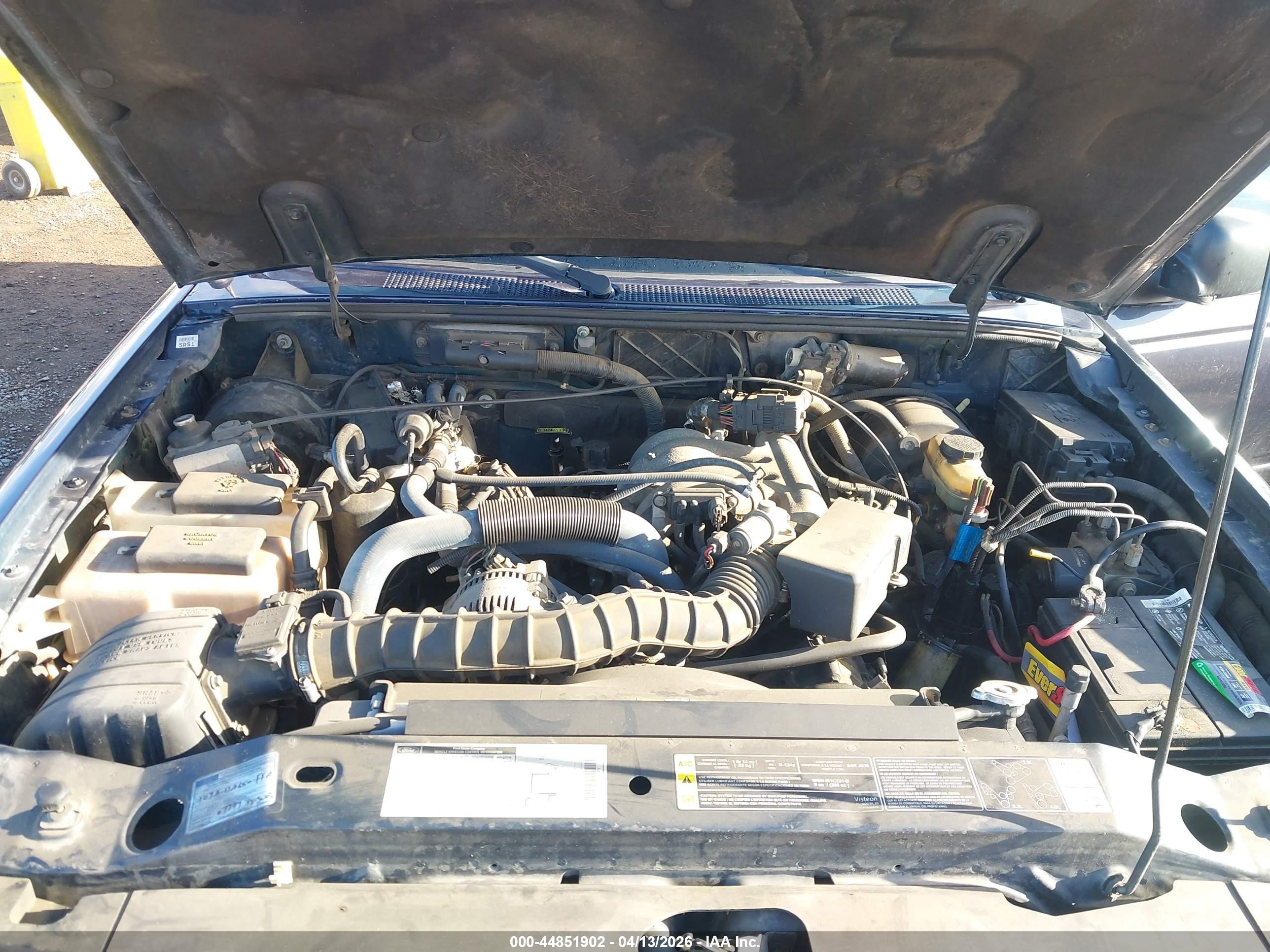 2001 Ford Ranger Edge/xl/xlt Pewter vin: 1FTYR14U61TA49358