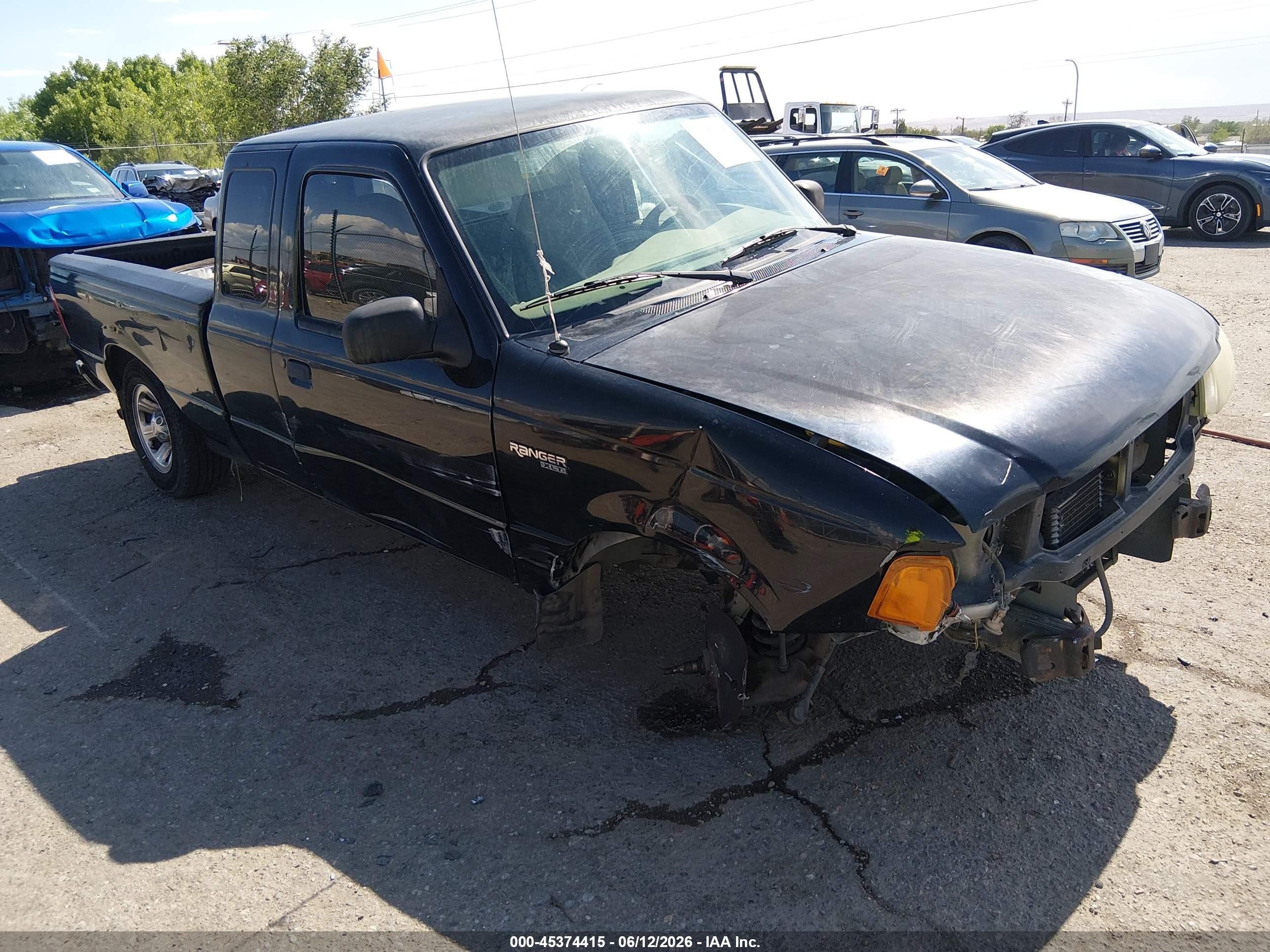 2002 Ford Ranger Edge/tremor/xl/xlt Blue vin: 1FTYR14U62PA95492