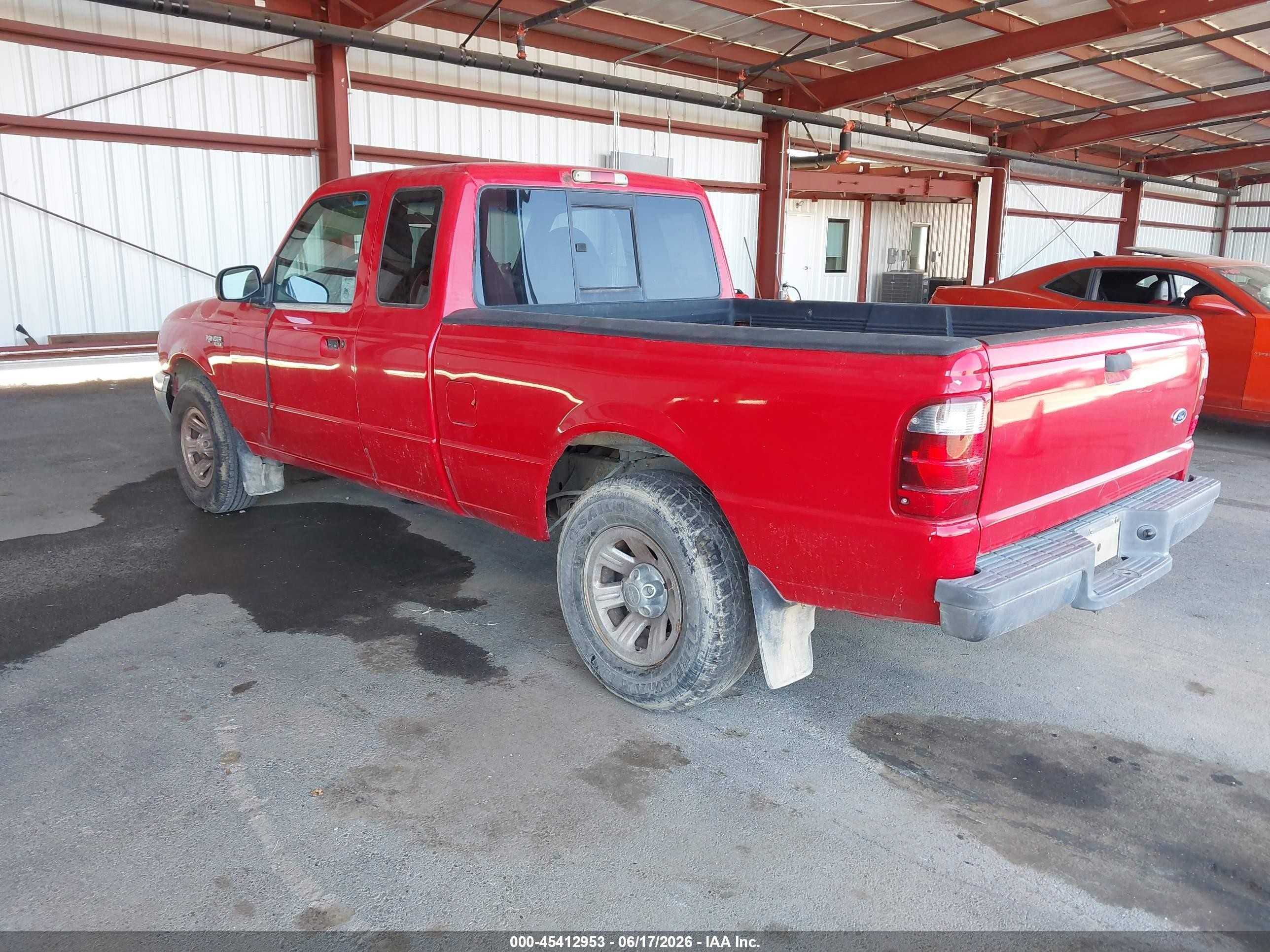 2002 Ford Ranger Edge/tremor/xl/xlt Red vin: 1FTYR14U62TA07595