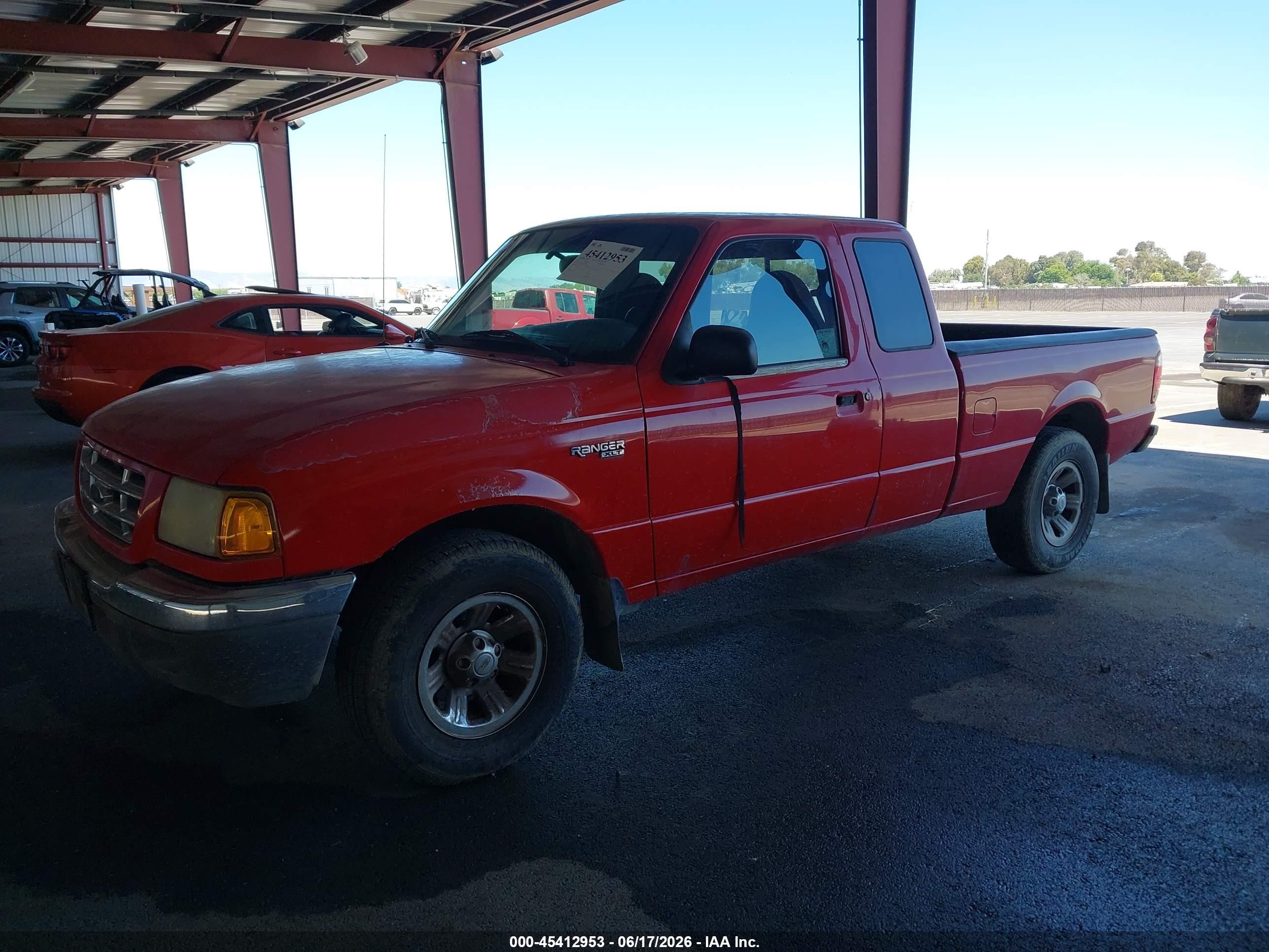 2002 Ford Ranger Edge/tremor/xl/xlt Red vin: 1FTYR14U62TA07595
