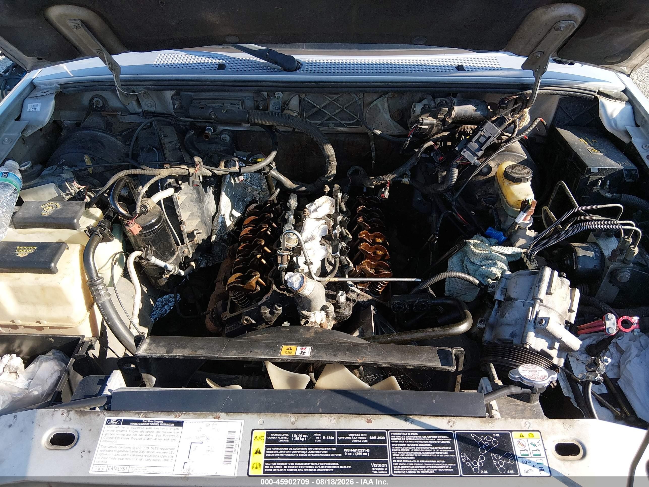 2002 Ford Ranger Edge/tremor/xl/xlt Серебряный vin: 1FTYR14U62TA09749