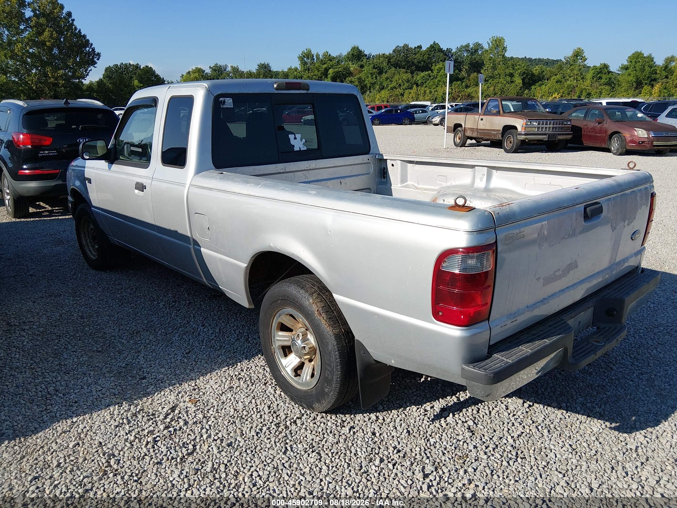 2002 Ford Ranger Edge/tremor/xl/xlt Серебряный vin: 1FTYR14U62TA09749