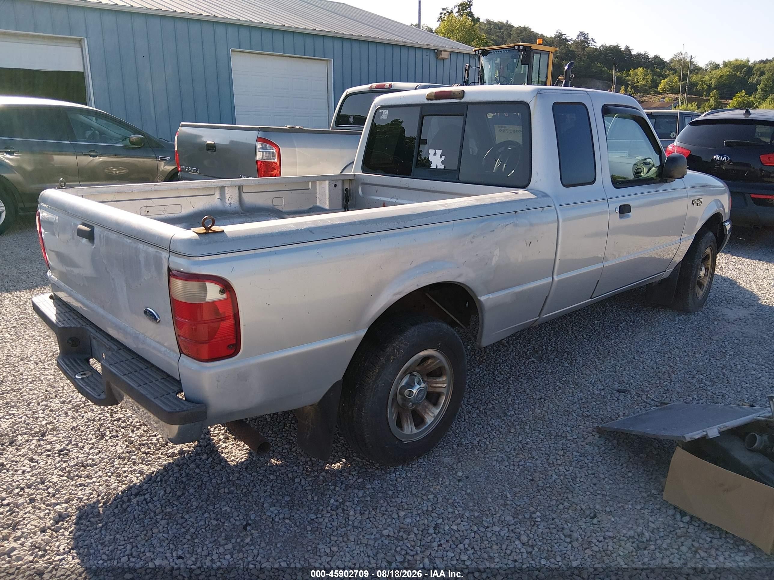 2002 Ford Ranger Edge/tremor/xl/xlt Серебряный vin: 1FTYR14U62TA09749