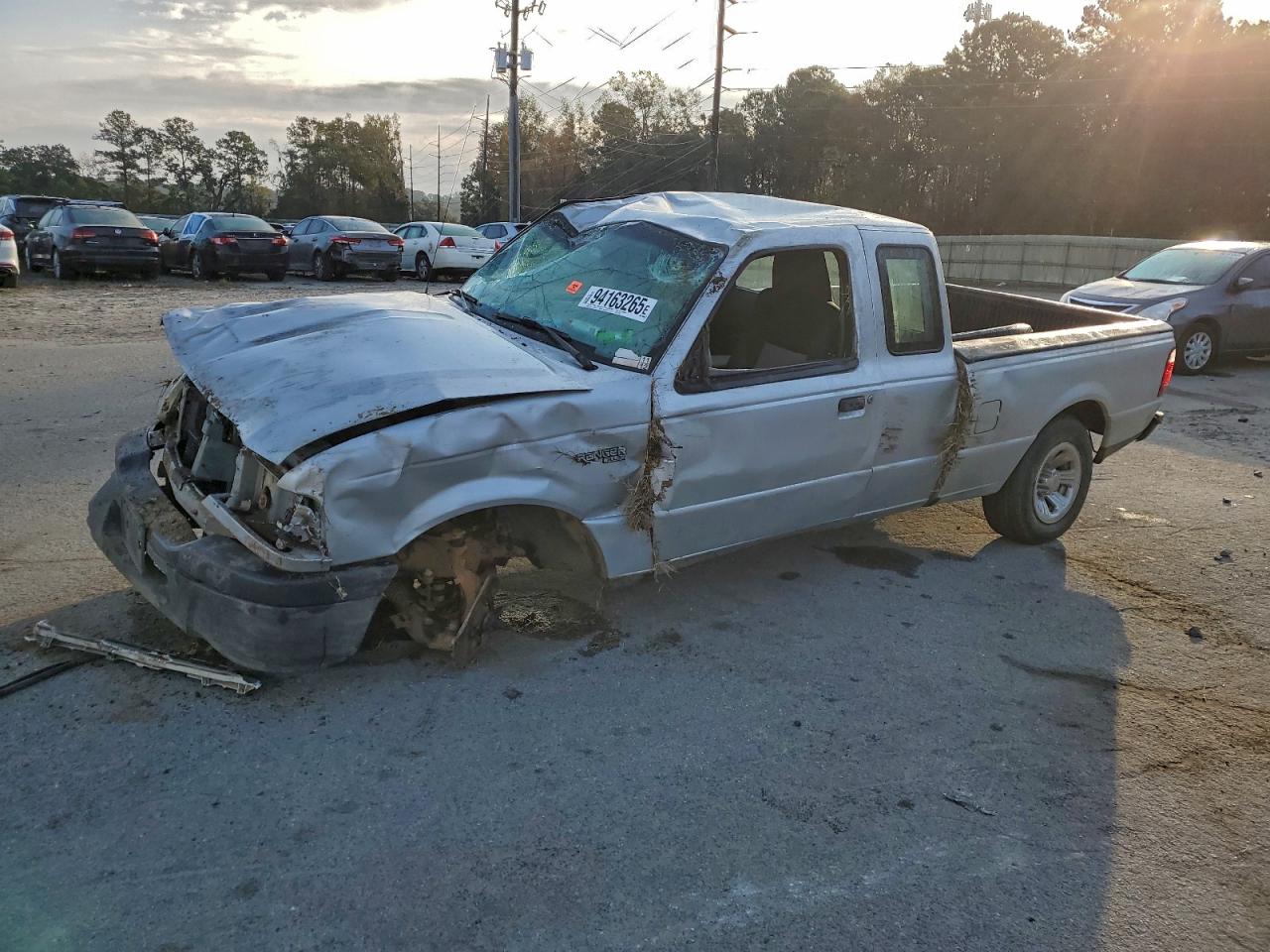2005 Ford Ranger Super Cab Silver vin: 1FTYR14U65PA67907