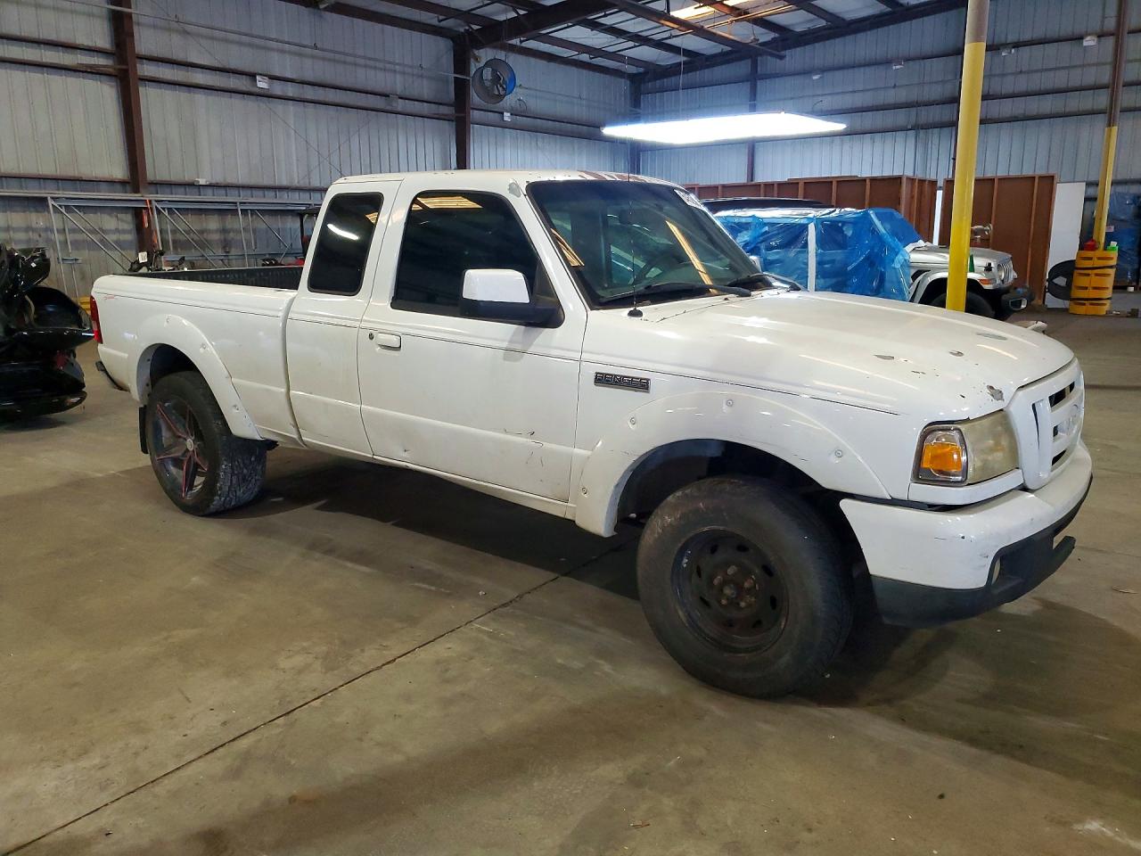 2006 Ford Ranger Super Cab White vin: 1FTYR14U66PA23889