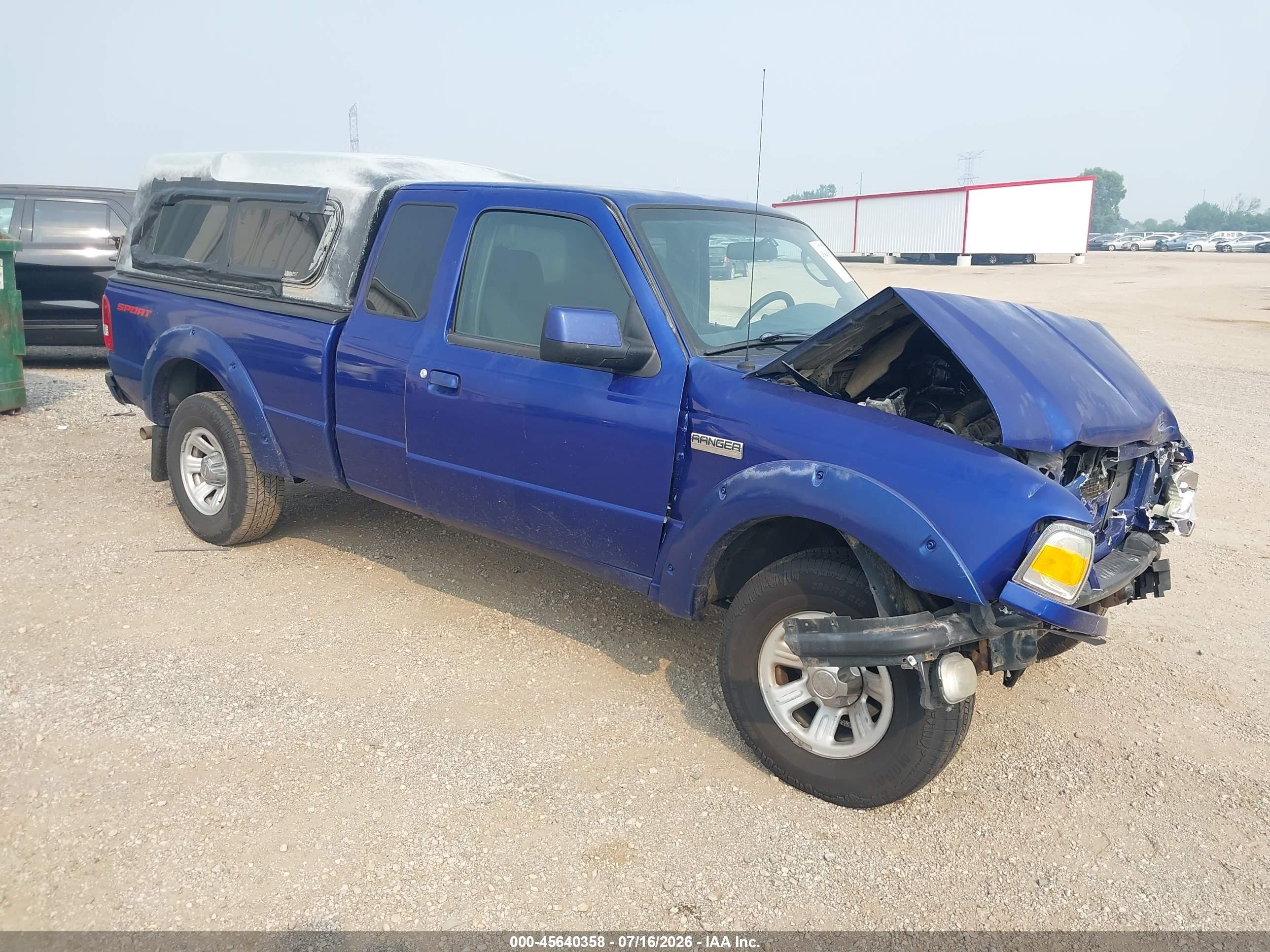 2006 Ford Ranger Sport/stx/xl/xlt Blue vin: 1FTYR14U66PA58884