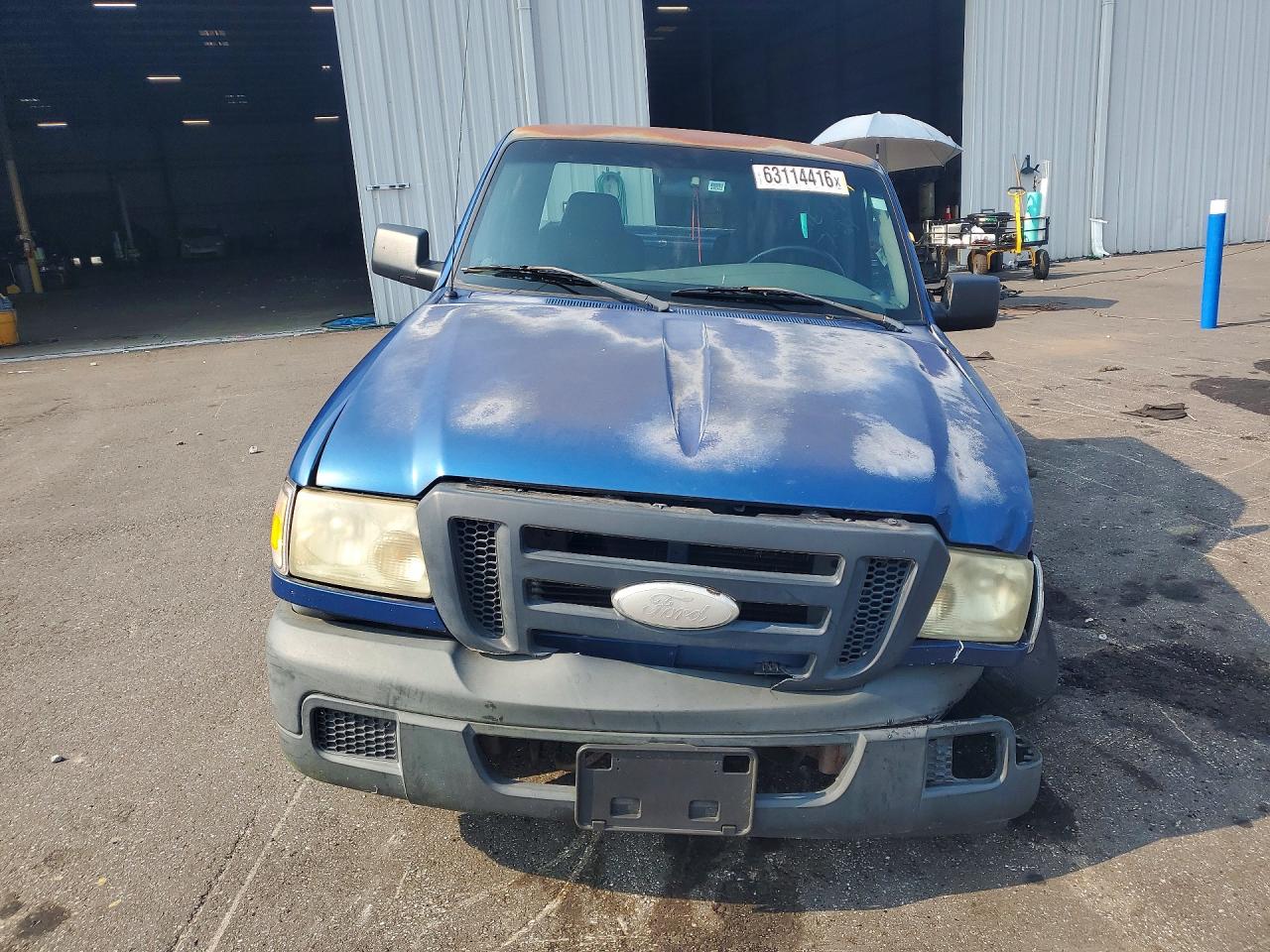 2007 Ford Ranger Super Cab Blue vin: 1FTYR14U67PA37938
