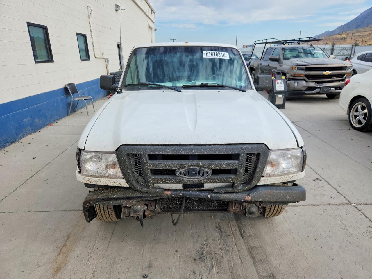 2007 Ford Ranger Super Cab White vin: 1FTYR14U67PA65271