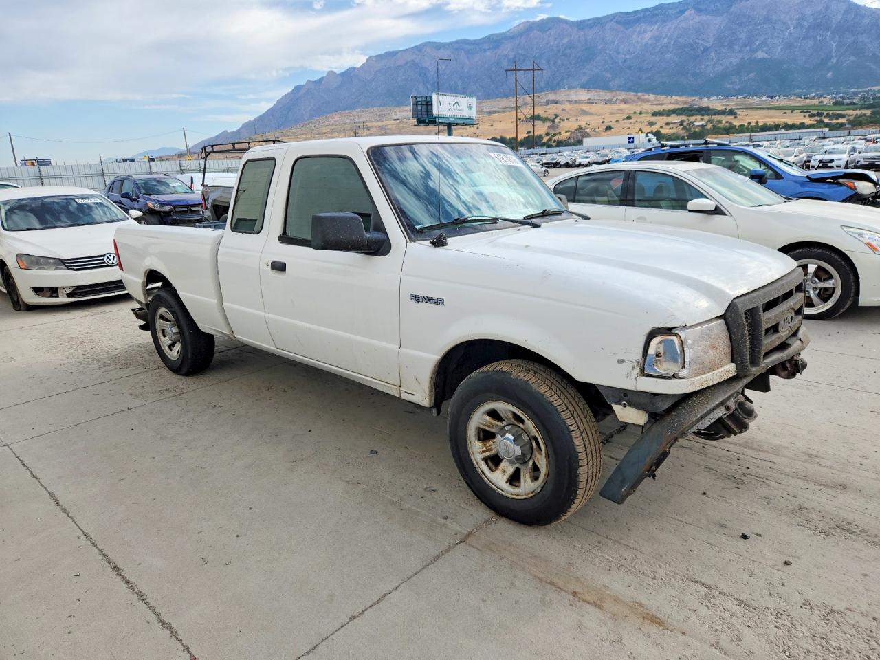 2007 Ford Ranger Super Cab White vin: 1FTYR14U67PA65271
